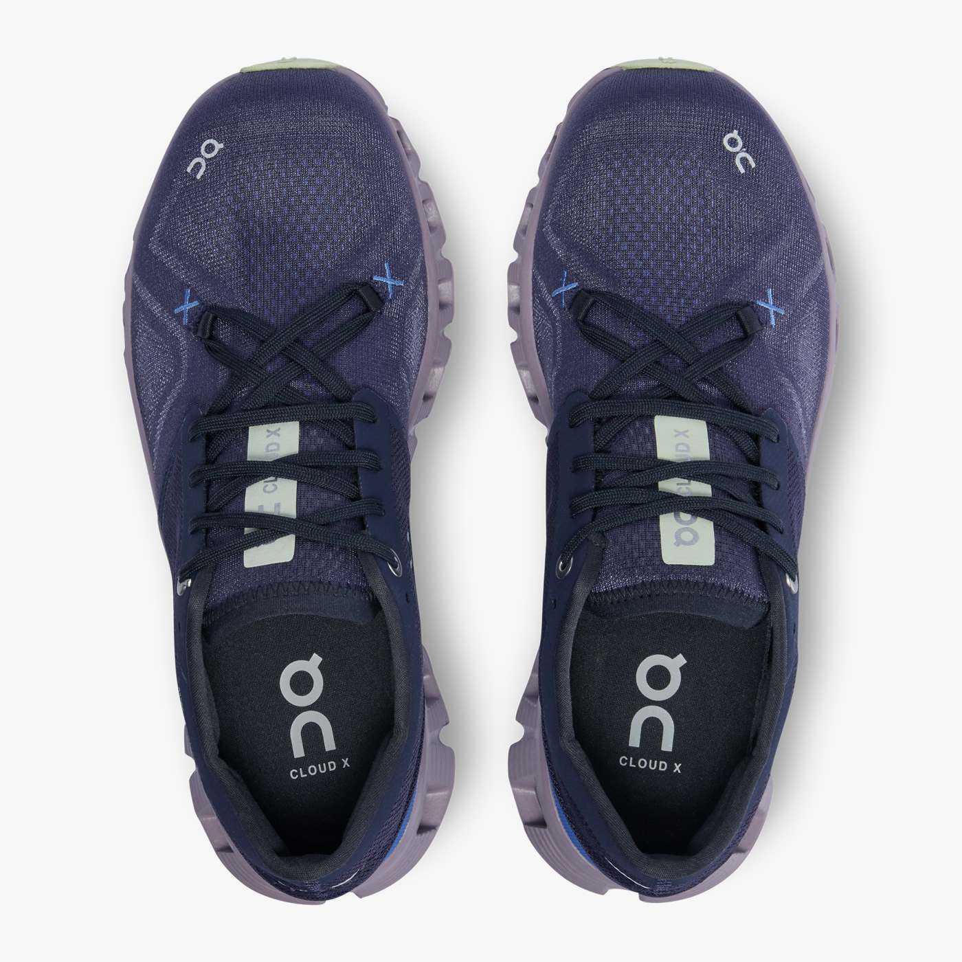 On Running Women's Cloud X 3 Running Shoes - Midnight/Heron Color - Lightweight & Cushioned for Training, Gym Workouts & Daily Wear