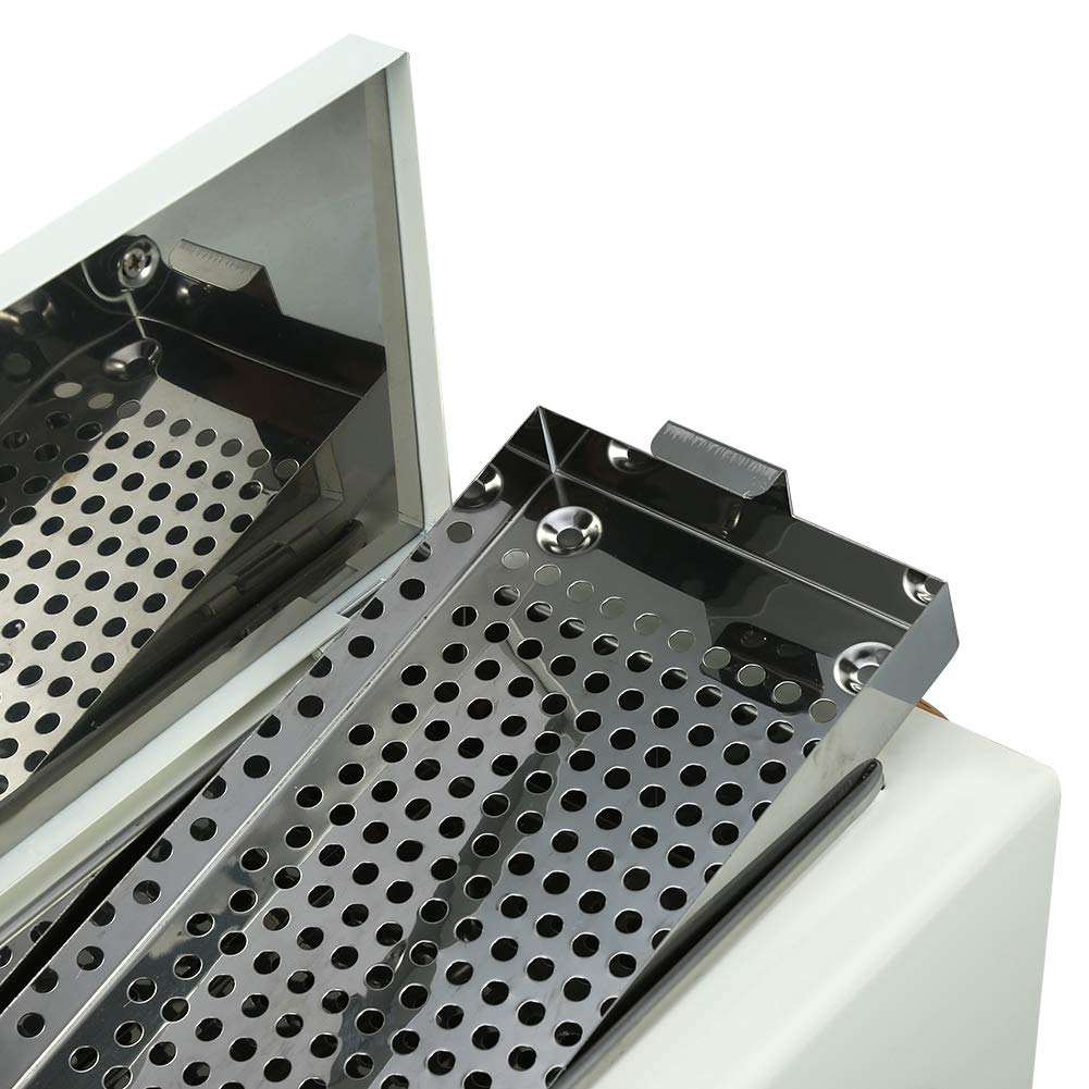 Professional Nail Tool Sterilizer Box - High Temperature UV Sanitizer with Removable Stainless Steel Tray for Nail Art Tools - CE & FDA Approved - Perfect for Salons, Home Manicures & Travel Hygiene