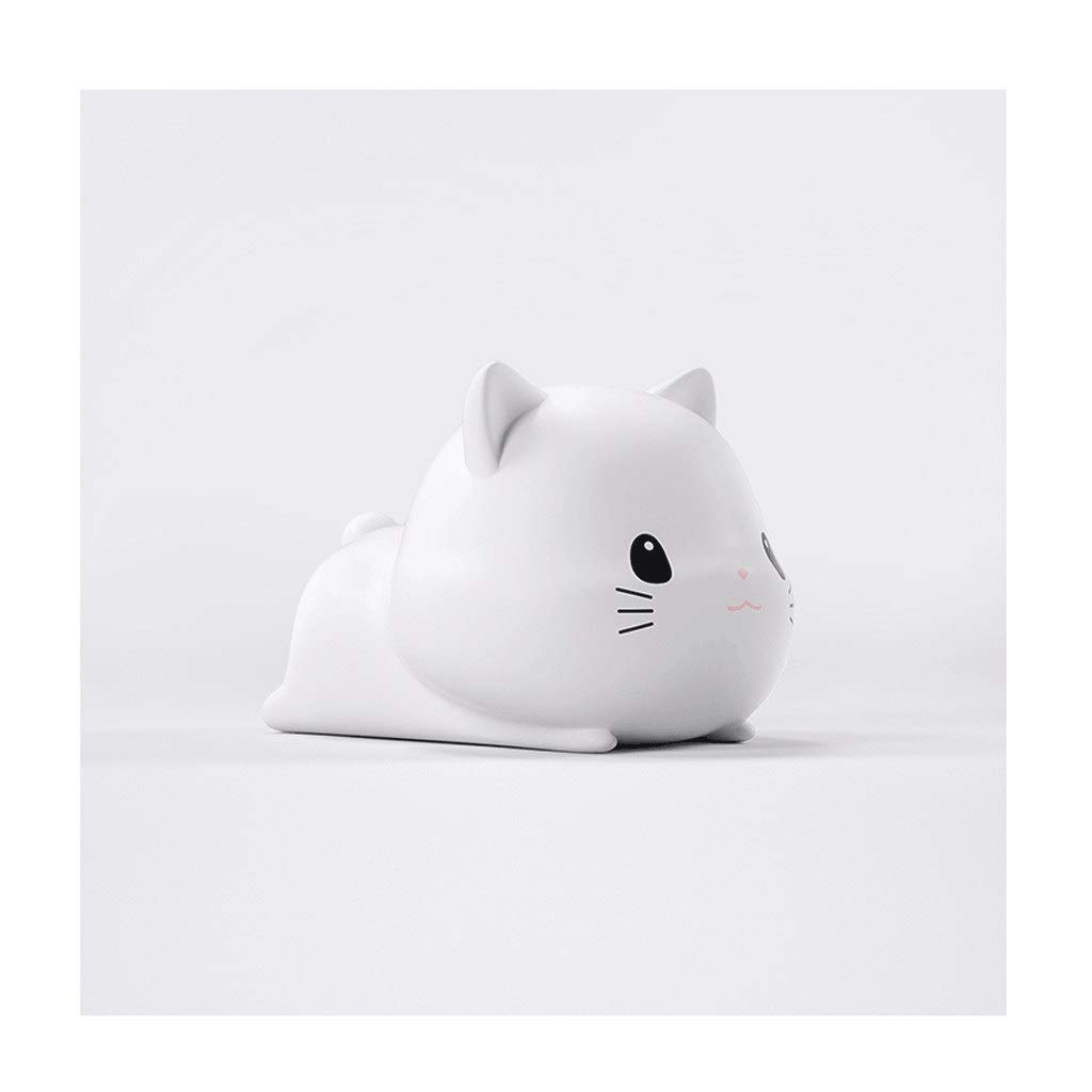 Rechargeable Night Light for Kids - Adjustable Touch Control LED Night Light with Timer, 6-Pack Kitten Design for Bedroom, Nursery, Bathroom, Hallway - Perfect for Nighttime Feeding, Safety & Comfort