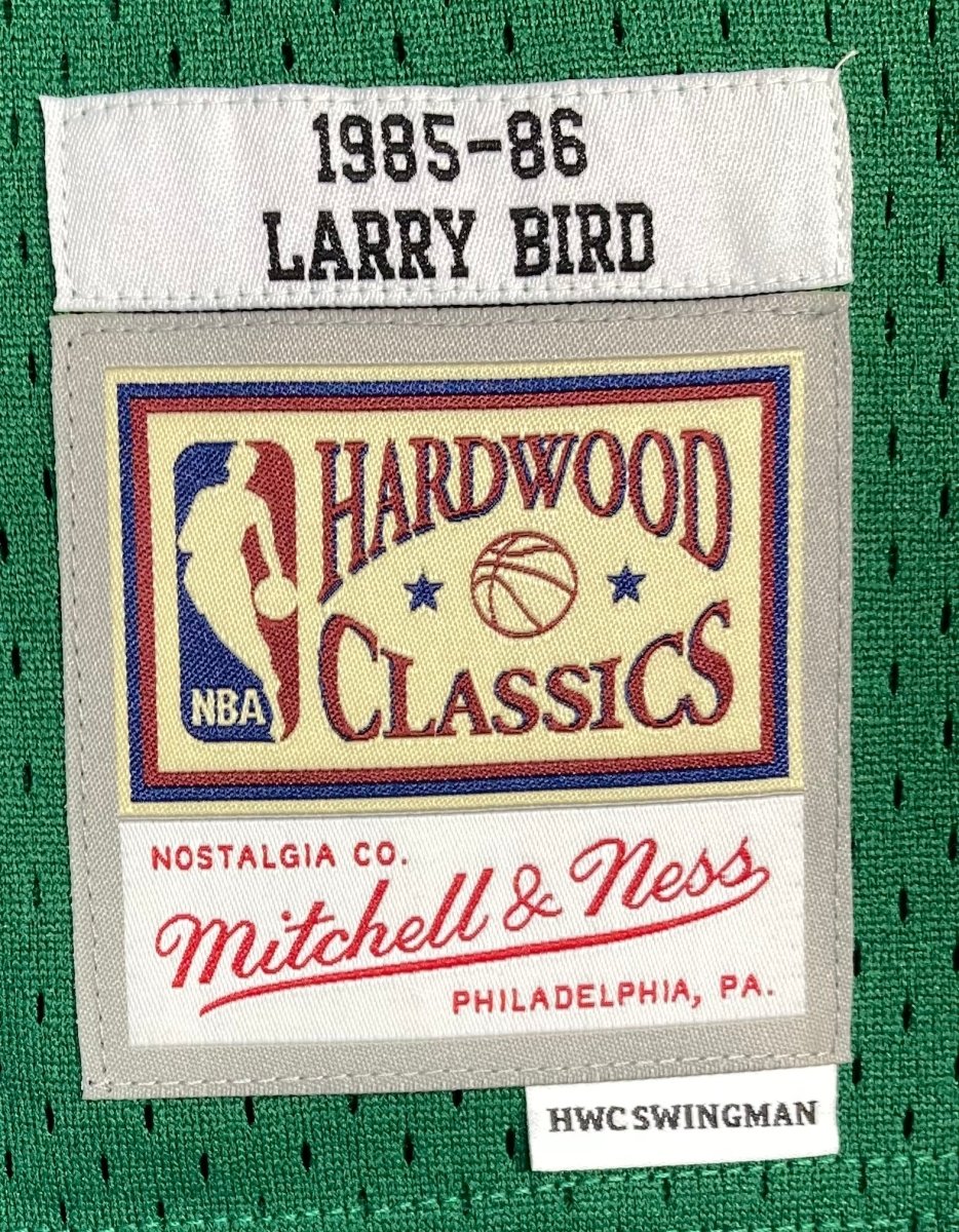 Larry Bird Autographed Boston Celtics Green Mitchell & Ness Hardwood Classics Swingman Jersey - Perfect for NBA Fans, Collectors, and Sports Memorabilia Enthusiasts