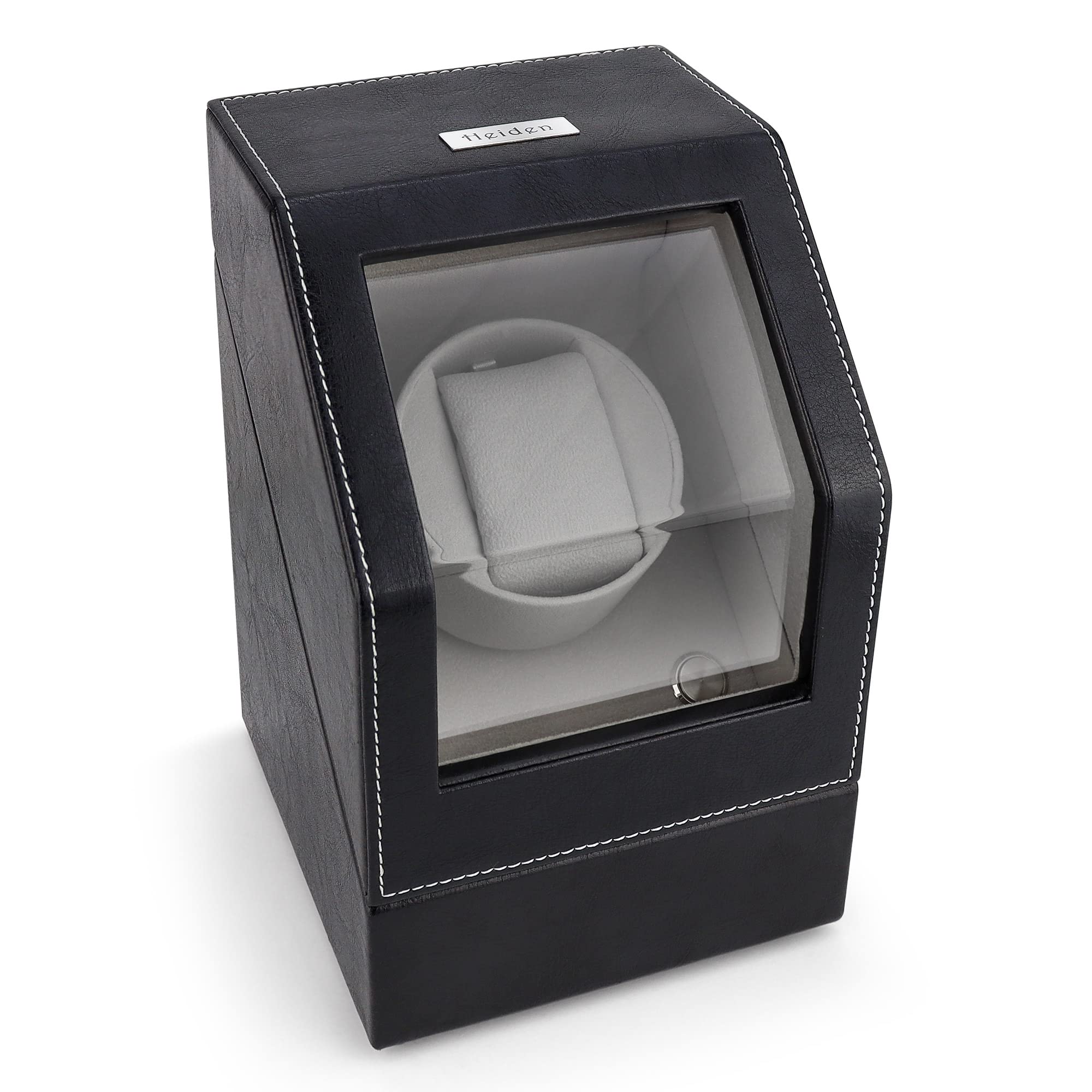 Premium Automatic Watch Winder for Rolex & Luxury Watches - Japanese Motor, 12 Customizable Settings - Battery & AC Powered - Safe Zero Magnetization Design - Perfect for Travel, Display & Watch Storage