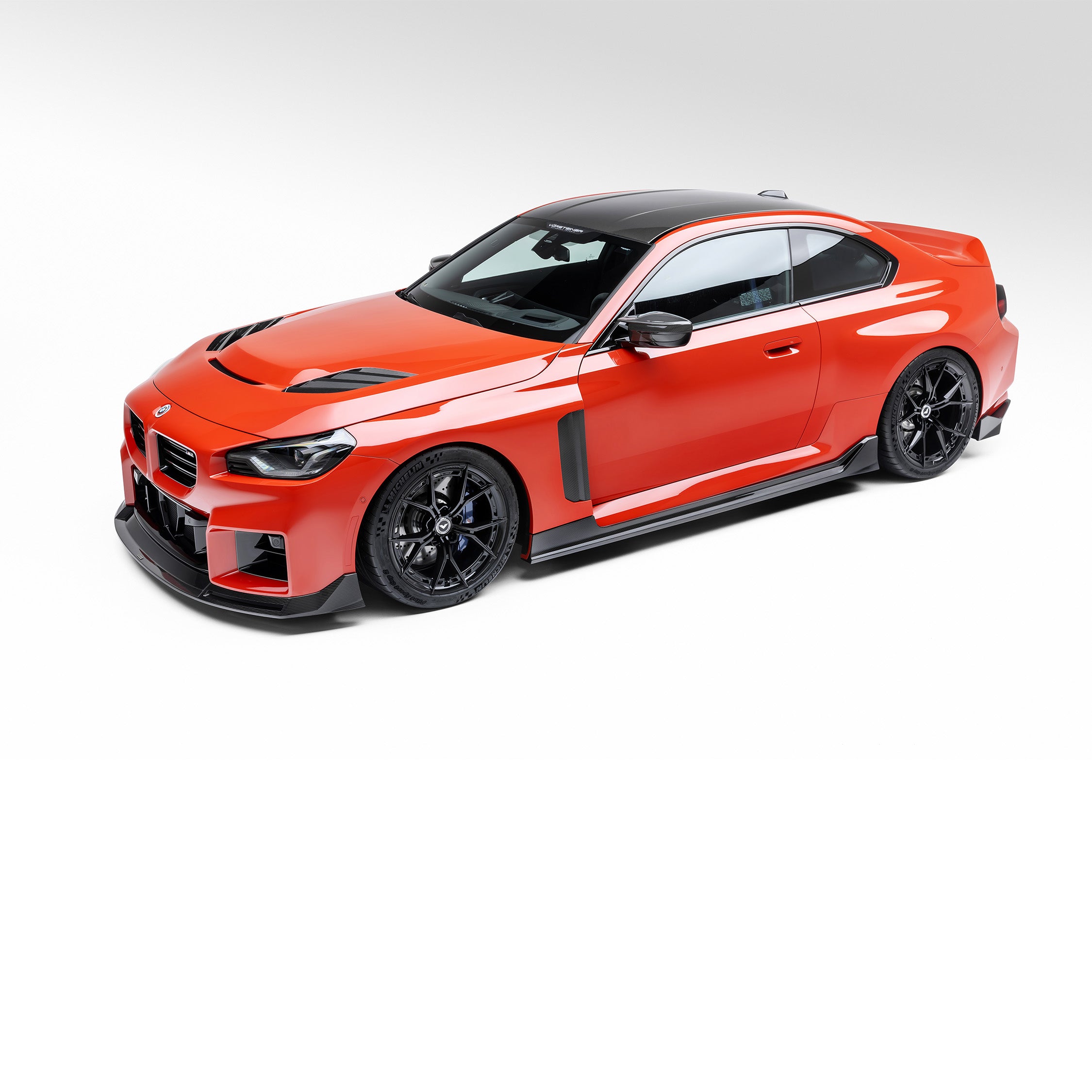 BMW G8X M2 VRS Aero Front Spoiler - Carbon Fiber PP 2x2 Glossy V Style™ for Enhanced Performance & Style | Perfect for Racing & Street Tuning