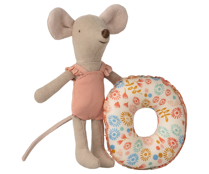 Waterproof Beach Mouse with Float - Cute Little Sister Toy for Pool, Bath & Summer Fun - Perfect for Kids' Water Play & Outdoor Activities