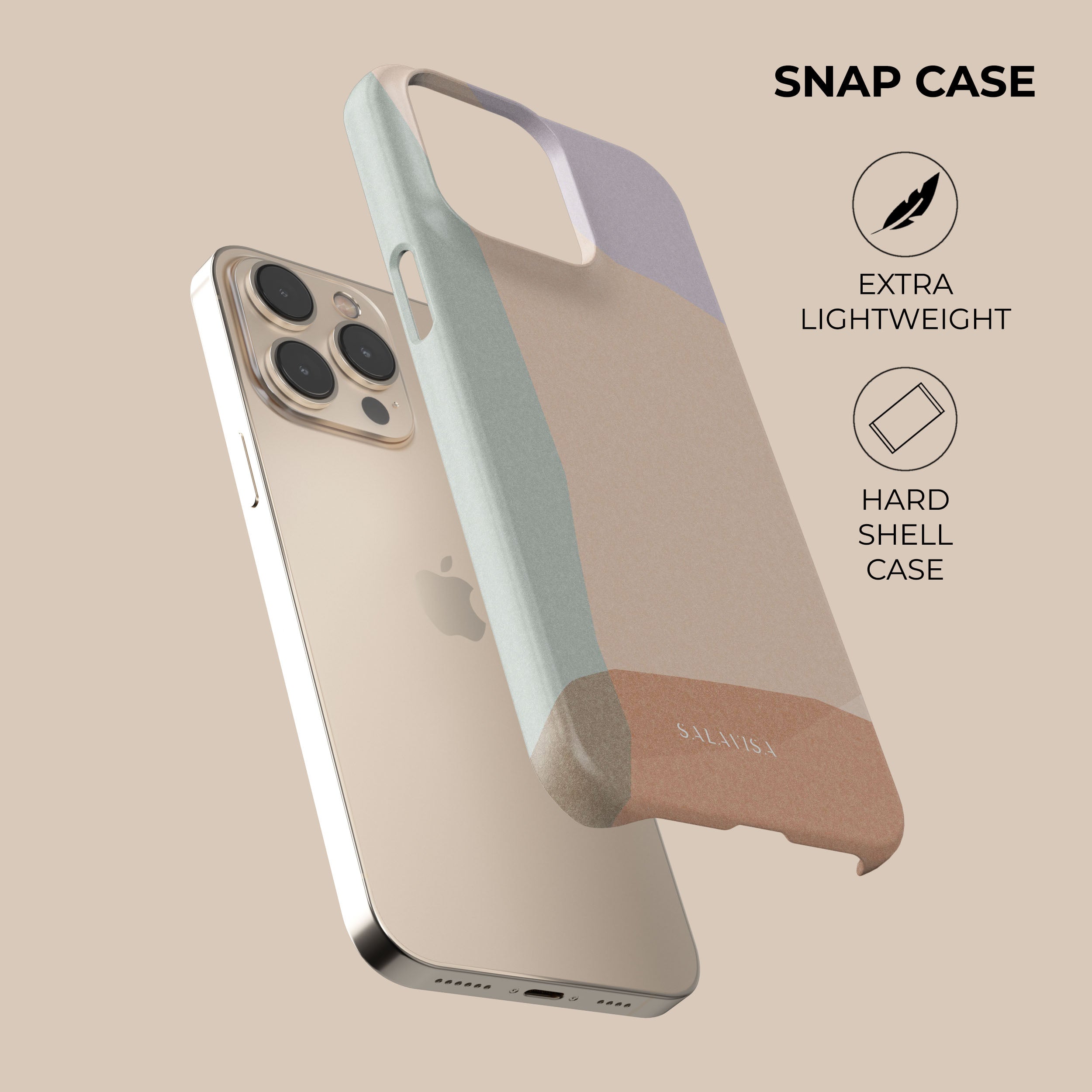 Neutral Layers Phone Case - Slim Protective Cover for iPhone & Android | Durable & Stylish for Everyday Use