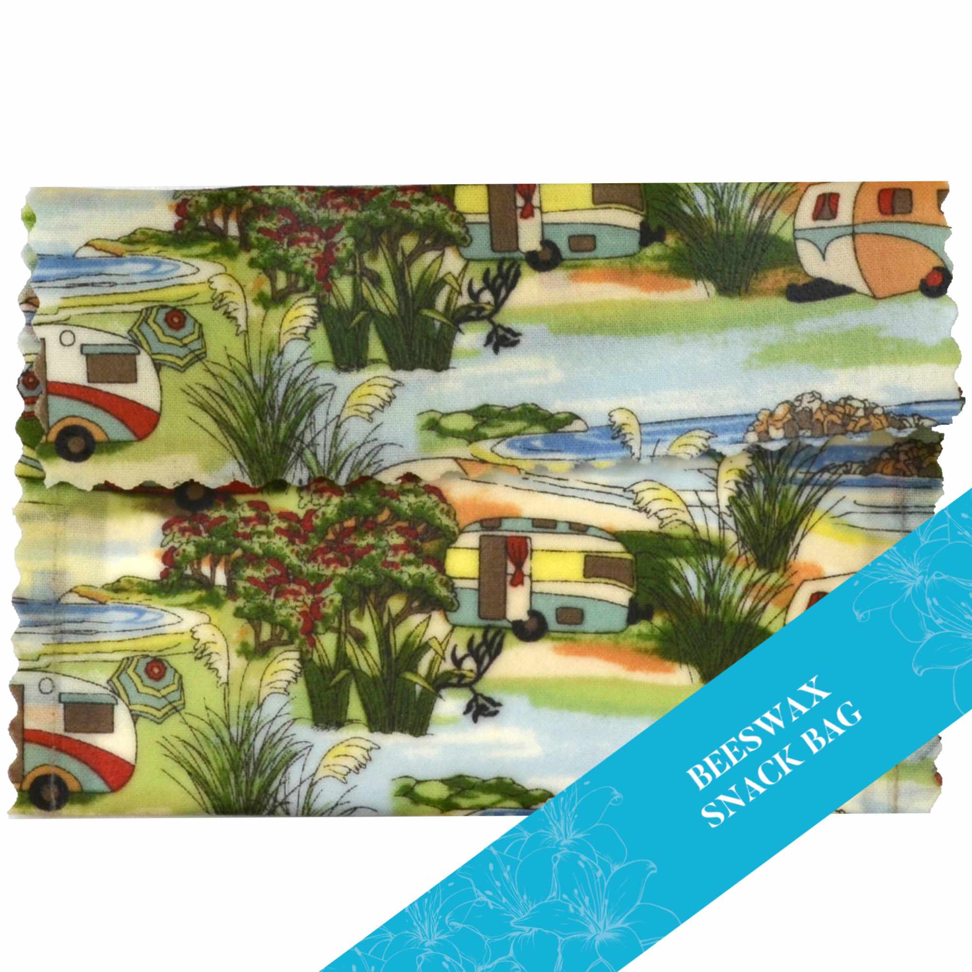 Eco-Friendly Beeswax Food Wraps - Reusable Sustainable Kitchen Storage for Cheese, Fruits & Snacks | Perfect for Picnics, Lunch Boxes & Zero Waste Living
