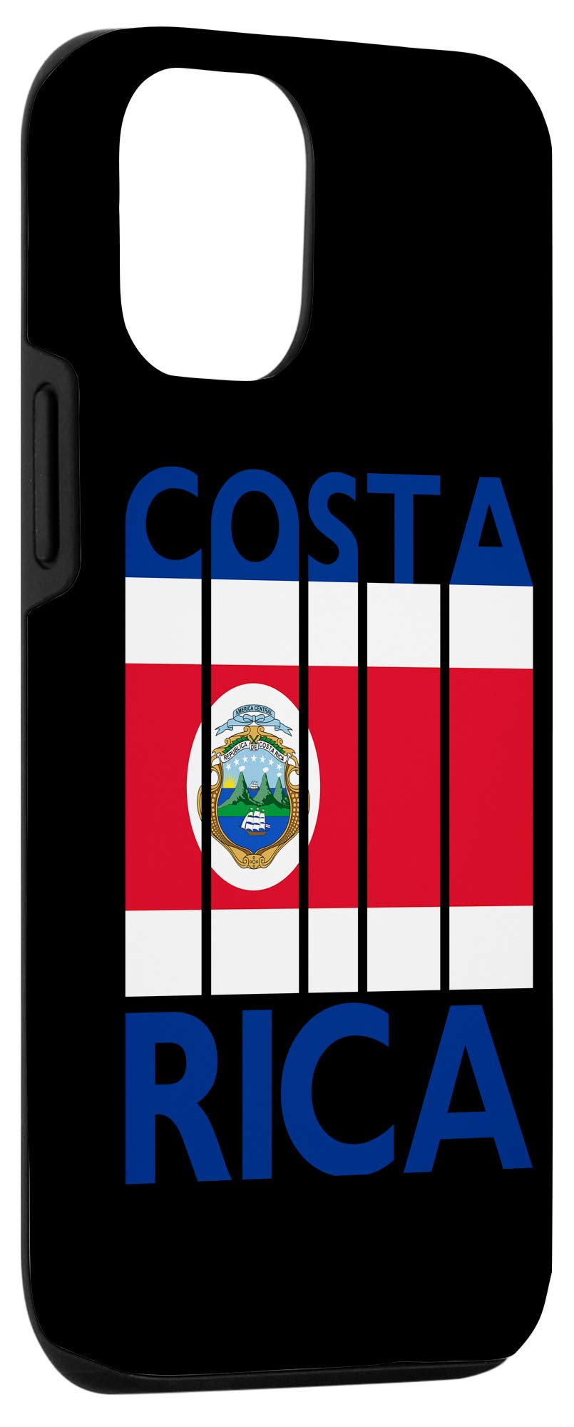 Vintage Costa Rica Flag iPhone 12/12 Pro Case - Retro Costa Rican Souvenir Phone Cover for Vacation, Travel & Patriotic Pride