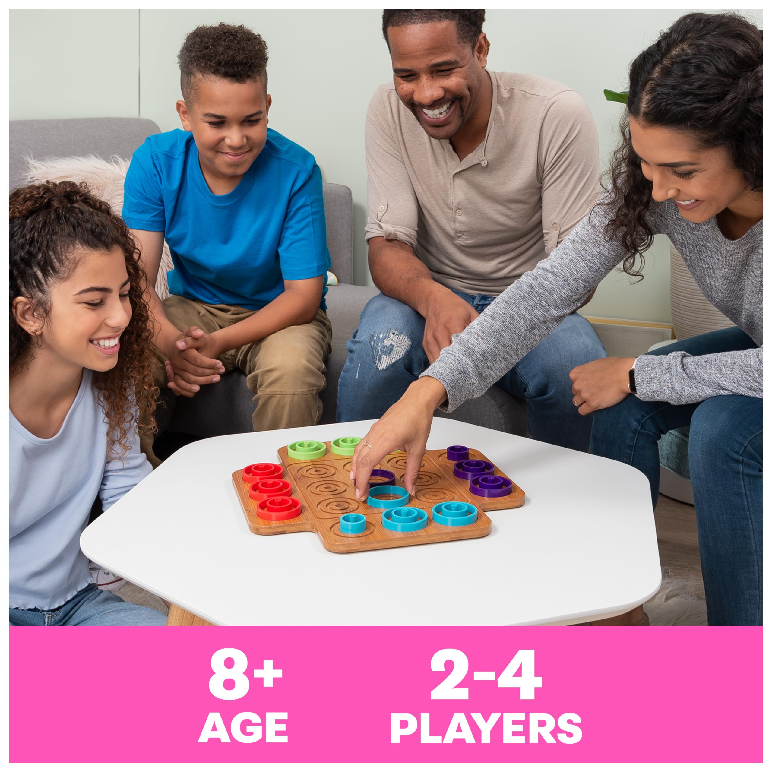 Otrio Strategy Board Game - Fun Family Game for Kids & Adults - Perfect for Game Nights, Parties & Indoor Activities