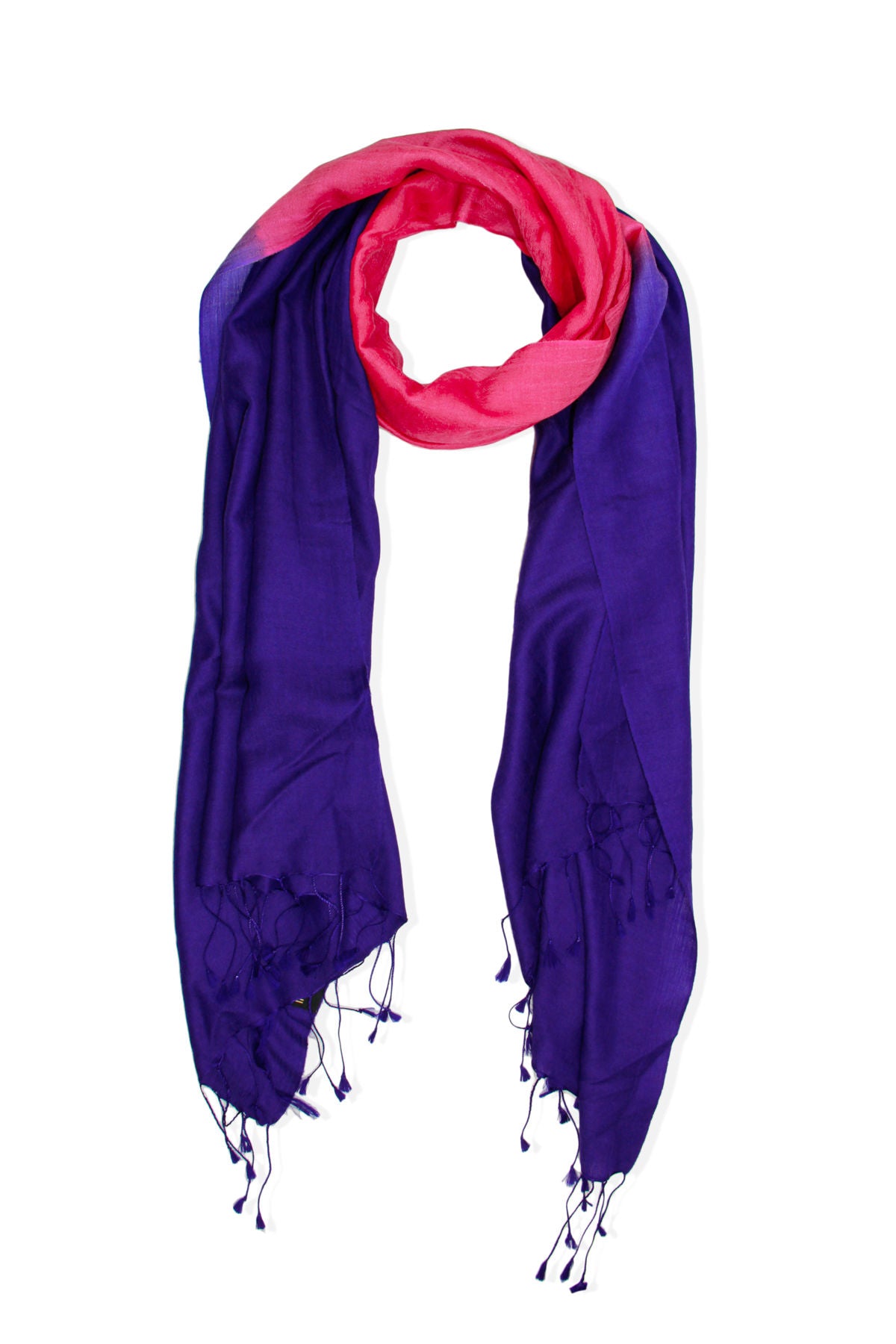 Arielle Summer Ombre Cashmere Pashmina Scarf - Soft & Lightweight Shawl Wrap for Women - Perfect for Travel, Beach & Evening Outfits