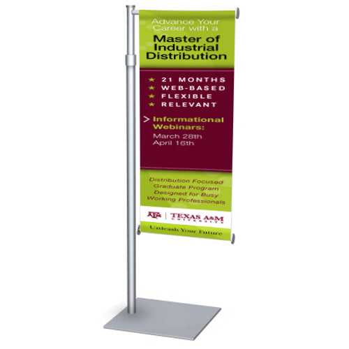 Countertop Banner Stand - Mini Upright Single Banner 15