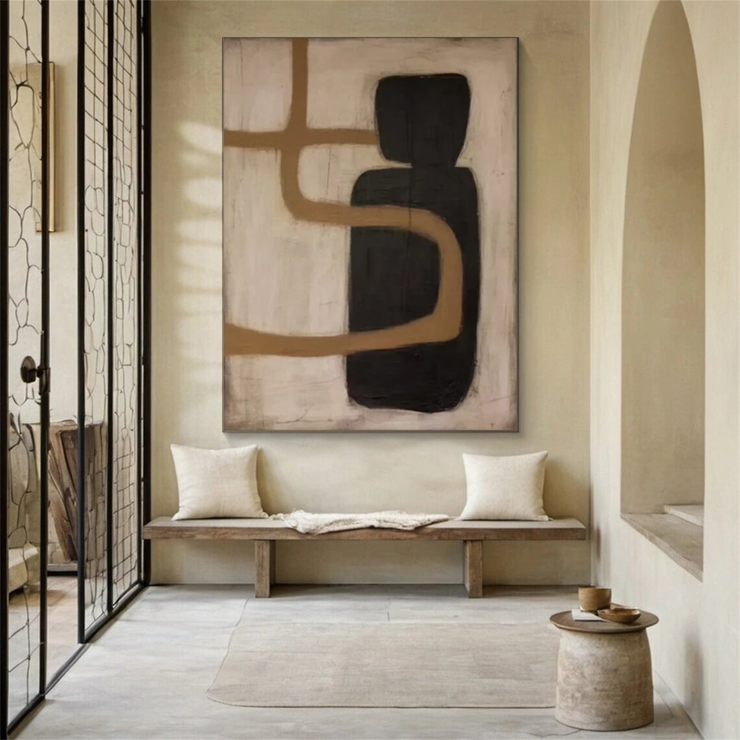 Abstract Tranquility Art Painting - Modern Wall Decor for Living Room & Bedroom - Handmade Canvas Artwork #WS270 | Perfect for Home & Office Decor