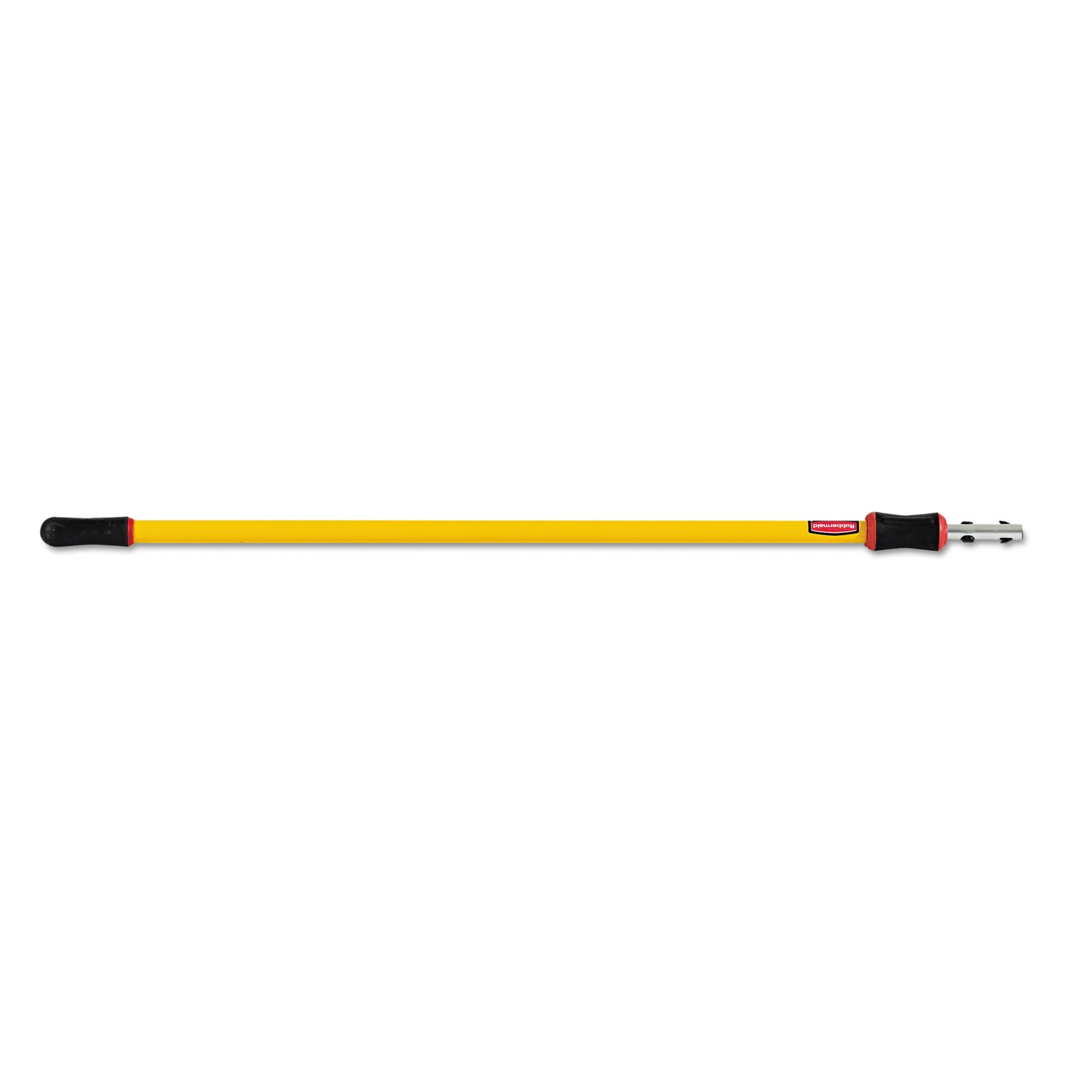 Rubbermaid HYGEN Quick-Connect Extendable Cleaning Pole (4-8 Feet) - Lightweight Yellow Handle for Microfiber Mops - Professional Janitorial & Industrial Floor Cleaning Tool - Perfect for Schools, Hospitals, and Office Maintenance