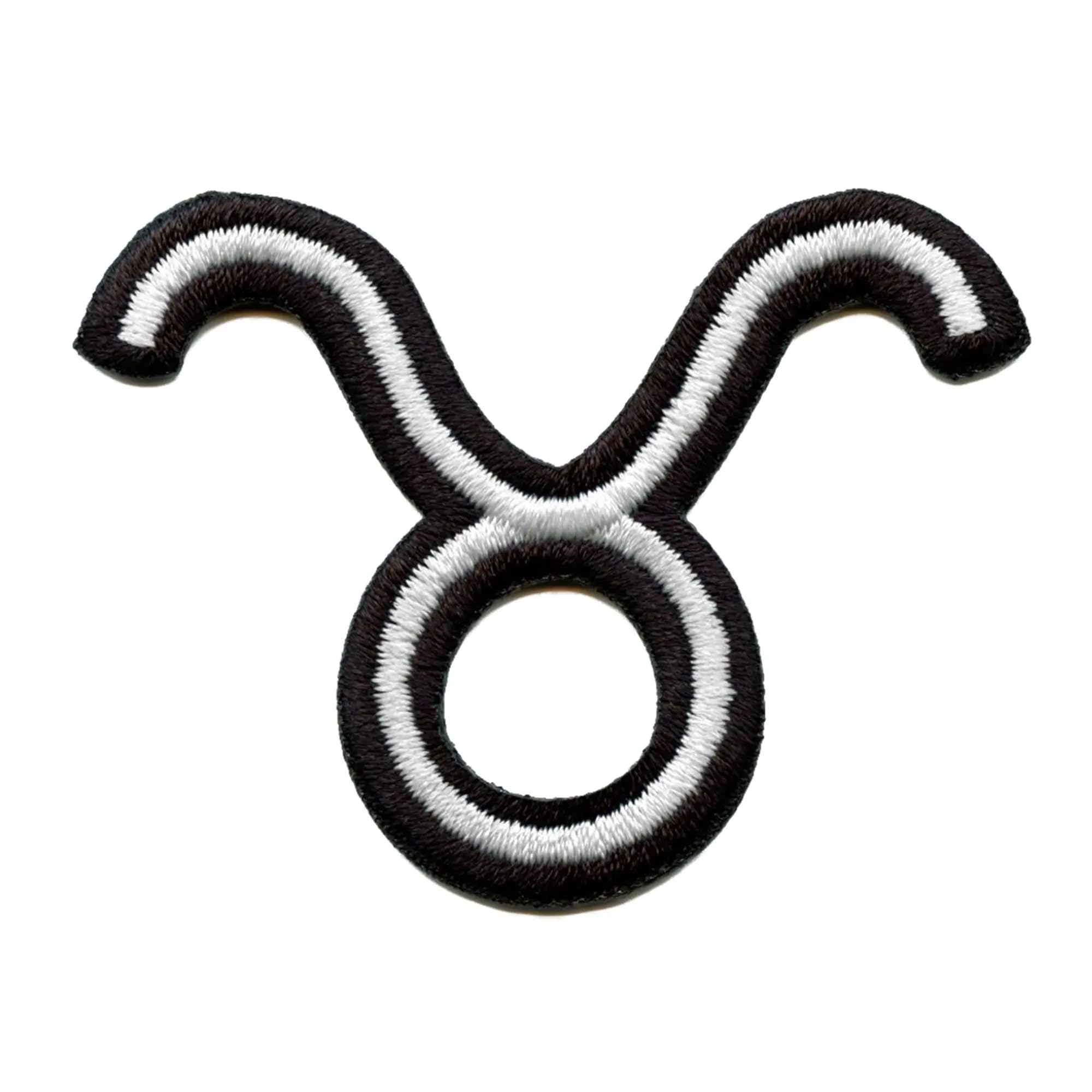 Taurus Zodiac Sign Embroidered Iron-On Patch - Bull Horoscope Symbol for Clothing, Bags & DIY Crafts | Perfect for Astrology Lovers & Fashion Accessories