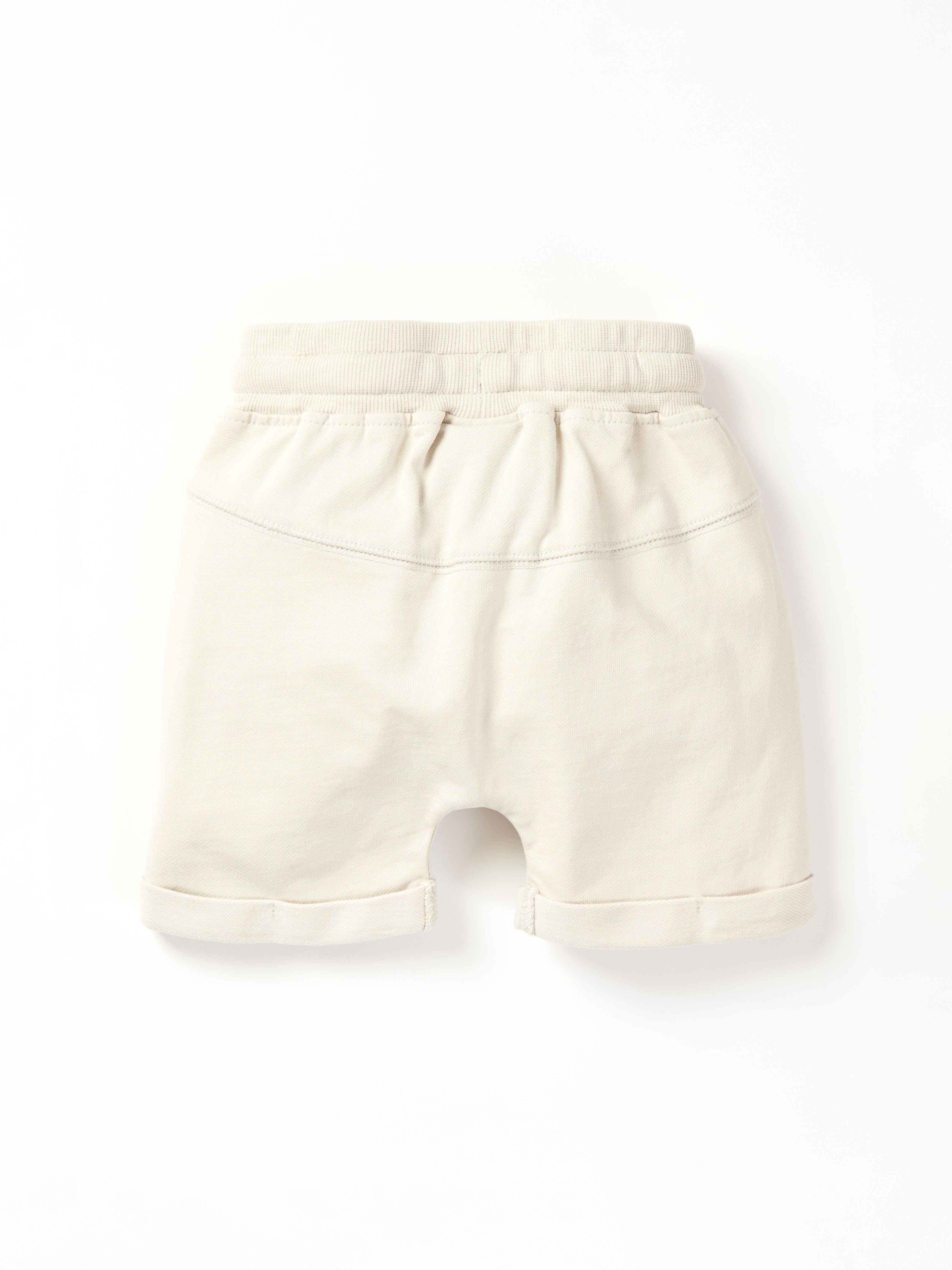 Women's Harem Shorts - Soft Cotton Lounge Pants with Almond Wash for Yoga, Sleep & Casual Wear | Comfortable Elastic Waist Loungewear for Home & Travel