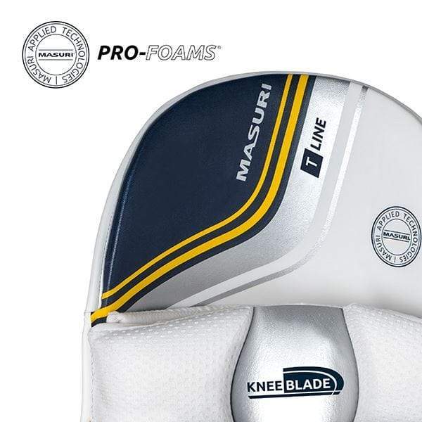Masuri T Line Adult Cricket Batting Pads - Lightweight Protective Leg Guards for Cricket Players | Perfect for Practice & Match Play