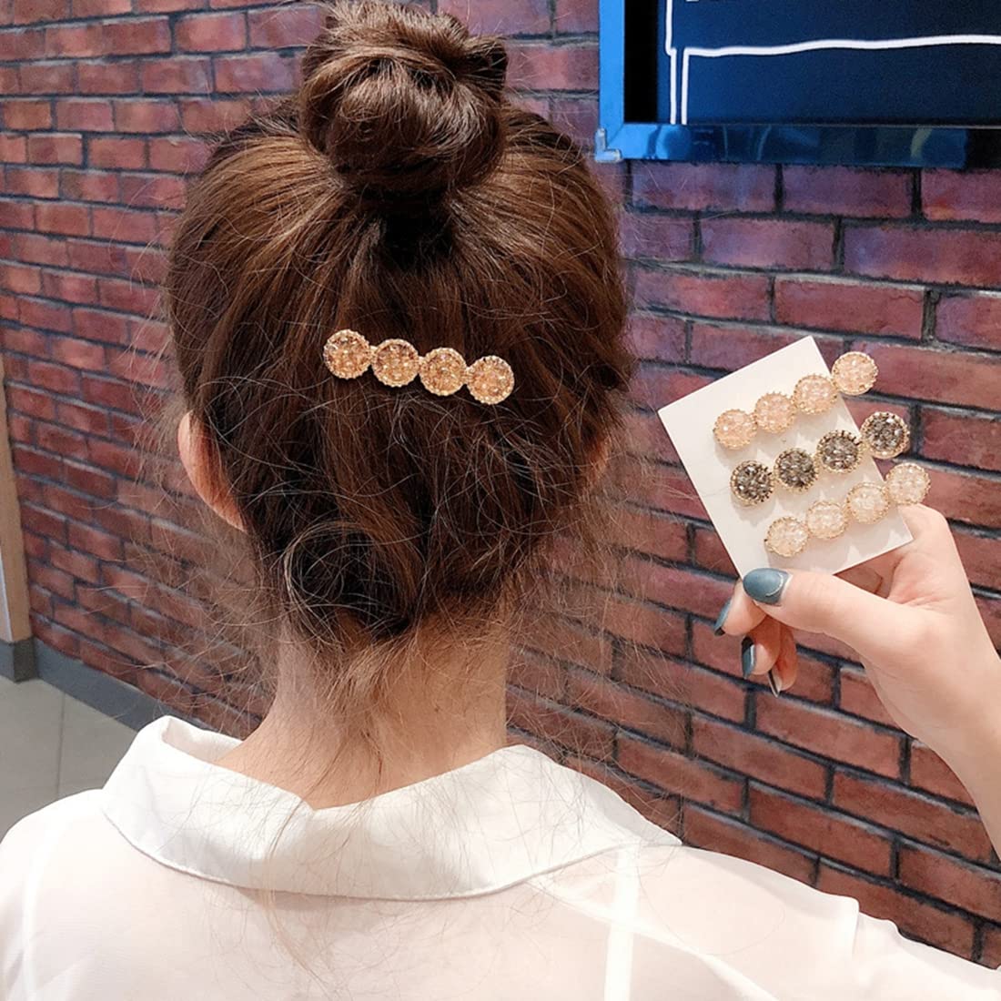ZIBYU® Women's Hair Clips Set - 4 Pcs Stylish Non-Slip Barrettes with Pearl Charms, Korean Hair Pins for Women & Girls | Perfect for Weddings, Parties, and Everyday Hair Accessories | Great Gift Idea
