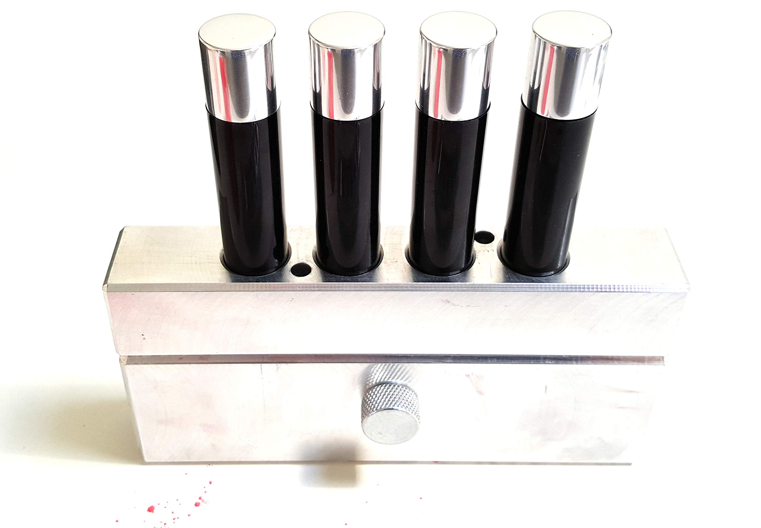 100-Pack Empty Twist-Up Jumbo Cosmetic Pencils - Black with Silver End & Clear Cap for DIY Lipstick & Lip Liner - Perfect for Makeup Artists, DIY Cosmetics, and Beauty Enthusiasts