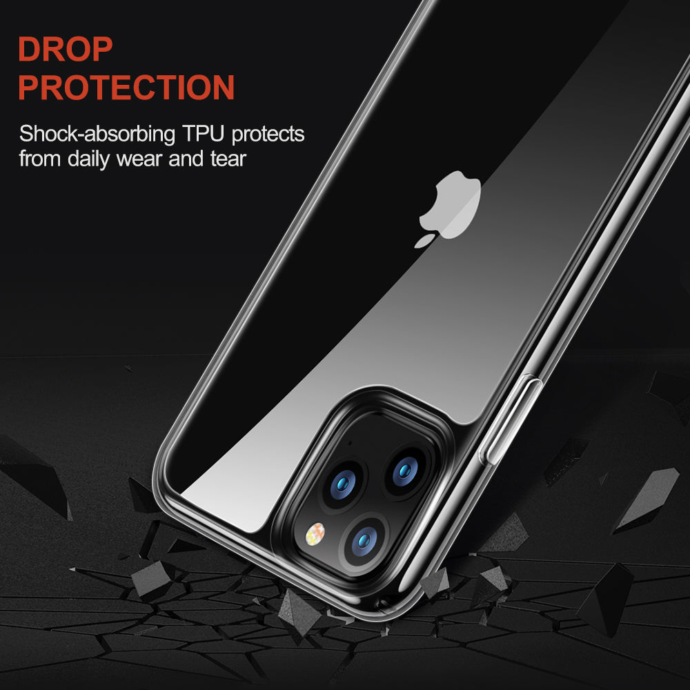 iPhone 11 Pro Case 5.8 Inch - Unicorn Beetle GLASS Slim Clear Protective Cover | Shockproof & Scratch Resistant | Perfect for Everyday Use, Travel & Outdoor Activities
