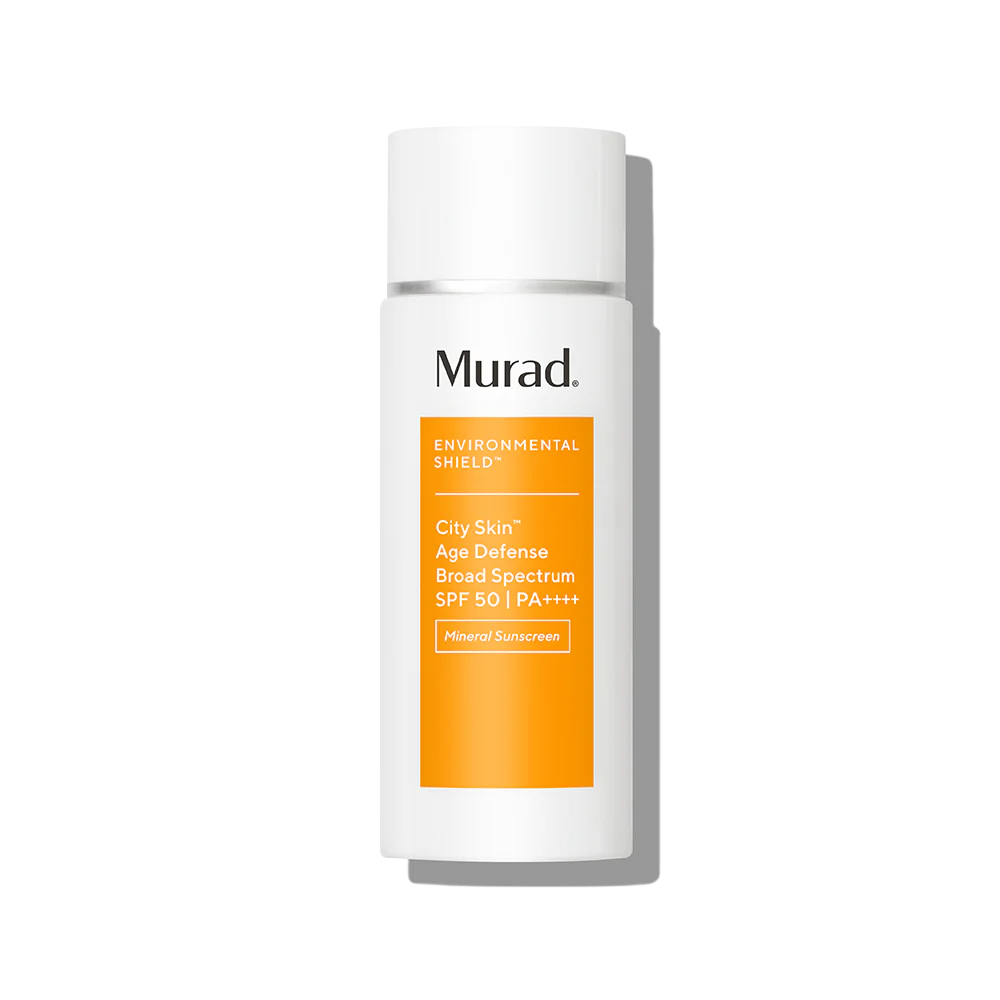 Murad City Skin Age Defense Broad Spectrum SPF 50 PA++++ Sunscreen - Daily Anti-Aging Moisturizer with Antioxidants for Urban Protection | Perfect for Commuting, Outdoor Activities & Daily Skincare Routine