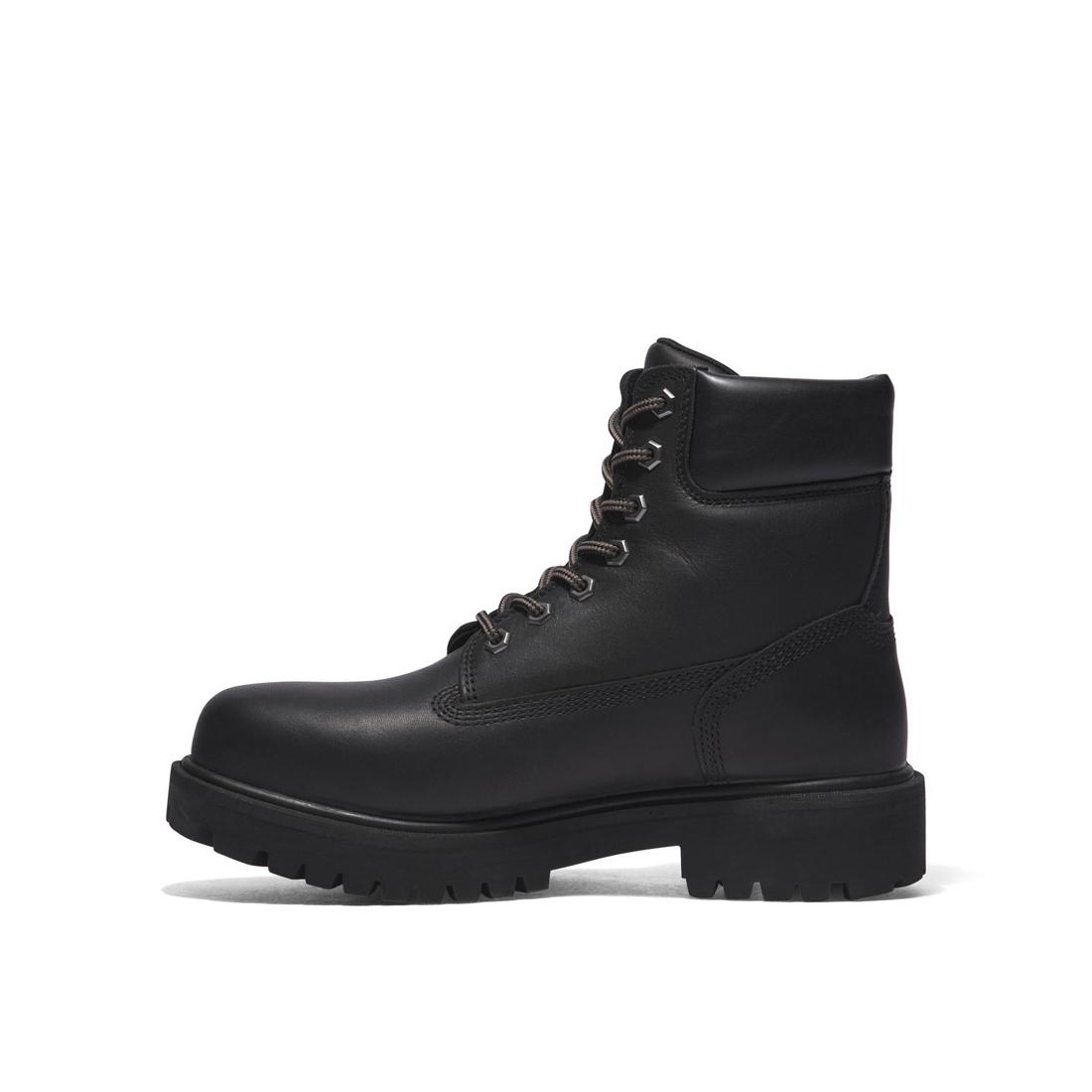 **6 Inch Soft Toe Waterproof Insulated Work Boots for Men - 200G Thinsulate, Black - Ideal for Construction, Hiking & Outdoor Activities**