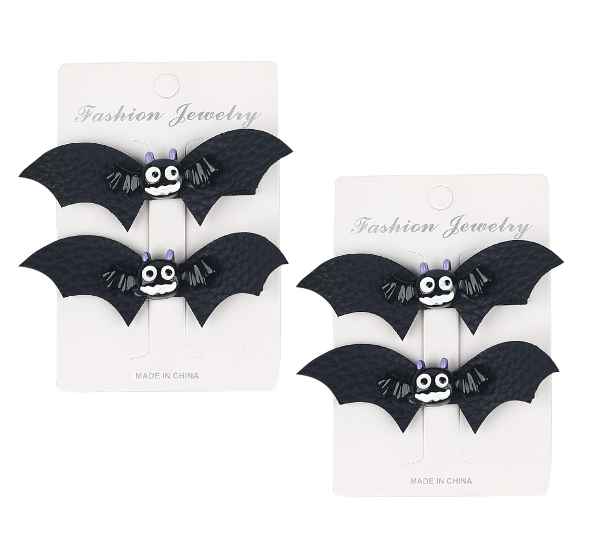 Baby Rose Halloween Headband with Pumpkin Bow & Bat Wing Hair Clips (4pcs) - Cute Infant Costume Accessories for Halloween Parties & Photo Shoots