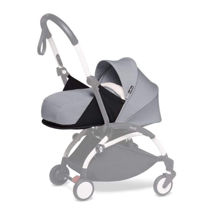 BabyZen YOYO 0+ Newborn Pack Stone - Lightweight Travel Stroller for Infants & Toddlers - Perfect for Air Travel, Shopping & City Walks
