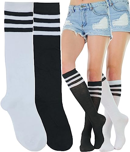 2 Pack: Triple Striped Monochrome Inversion