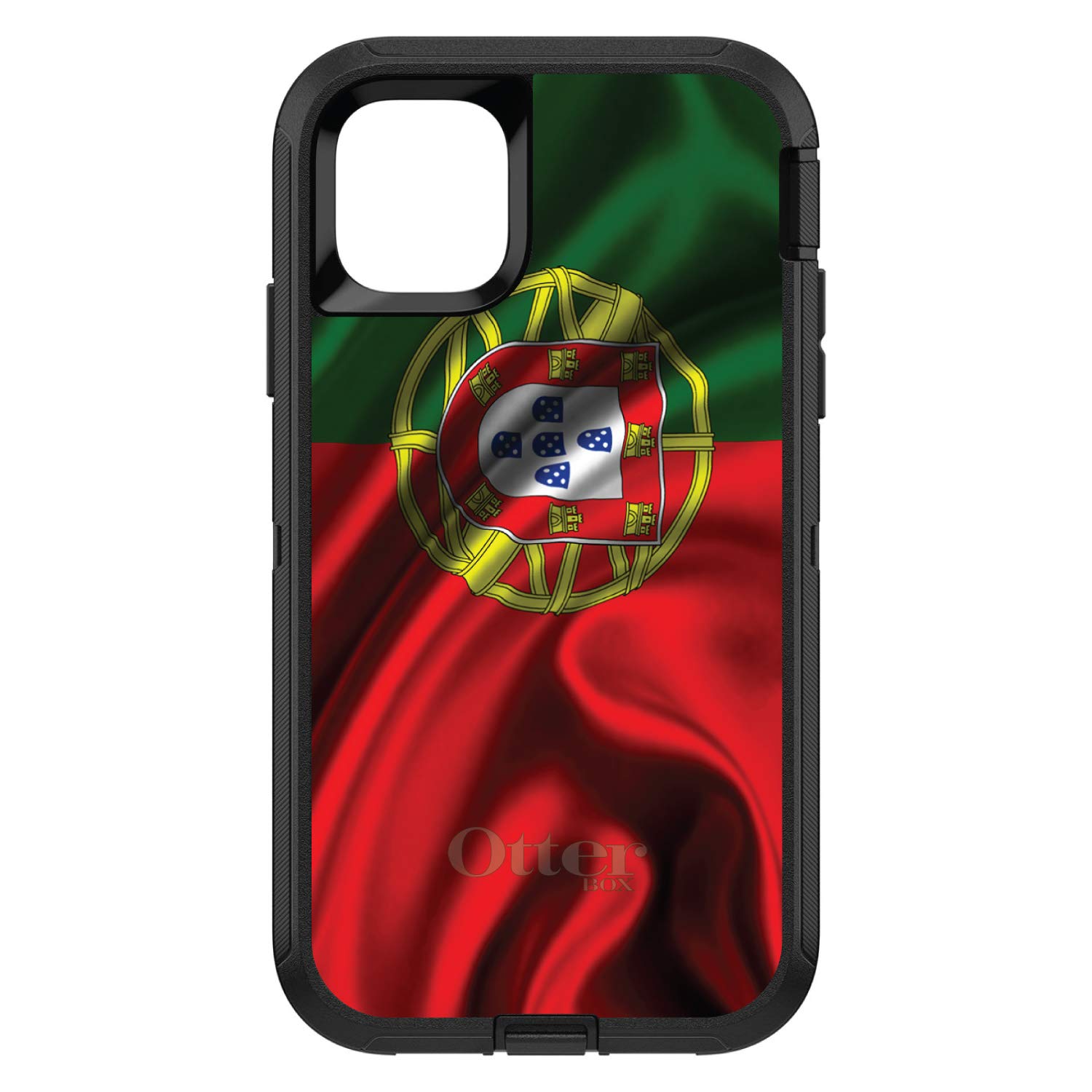 DistinctInk iPhone 11 Pro MAX Case (6.5 Inch) - Durable Protective Phone Cover with Portugal Flag Design - Perfect for Outdoor Activities, Travel & Daily Use