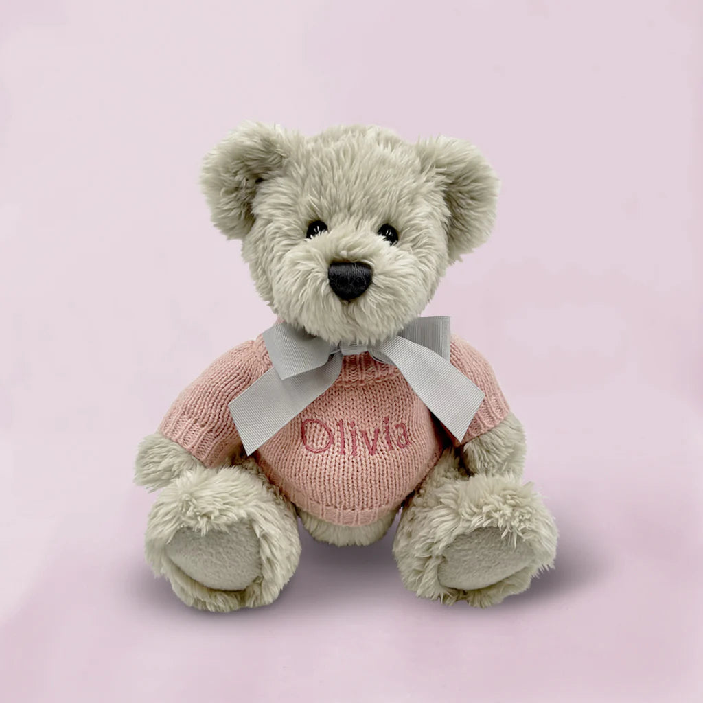 Bedtime Bear & Bouquet Baby Girl Sleep Set - Soft Cotton Pajama & Blanket Gift Set for Newborns & Toddlers (LBG1034) | Perfect for Nursery, Bedtime & Baby Showers