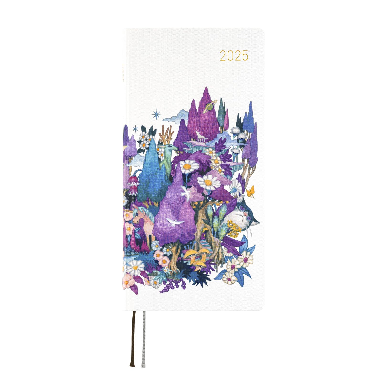 Hobonichi Techo 2025 Weekly Planner - English Version, Tall & Slim Size, January Start Date, Masamune Kusano x junaida 