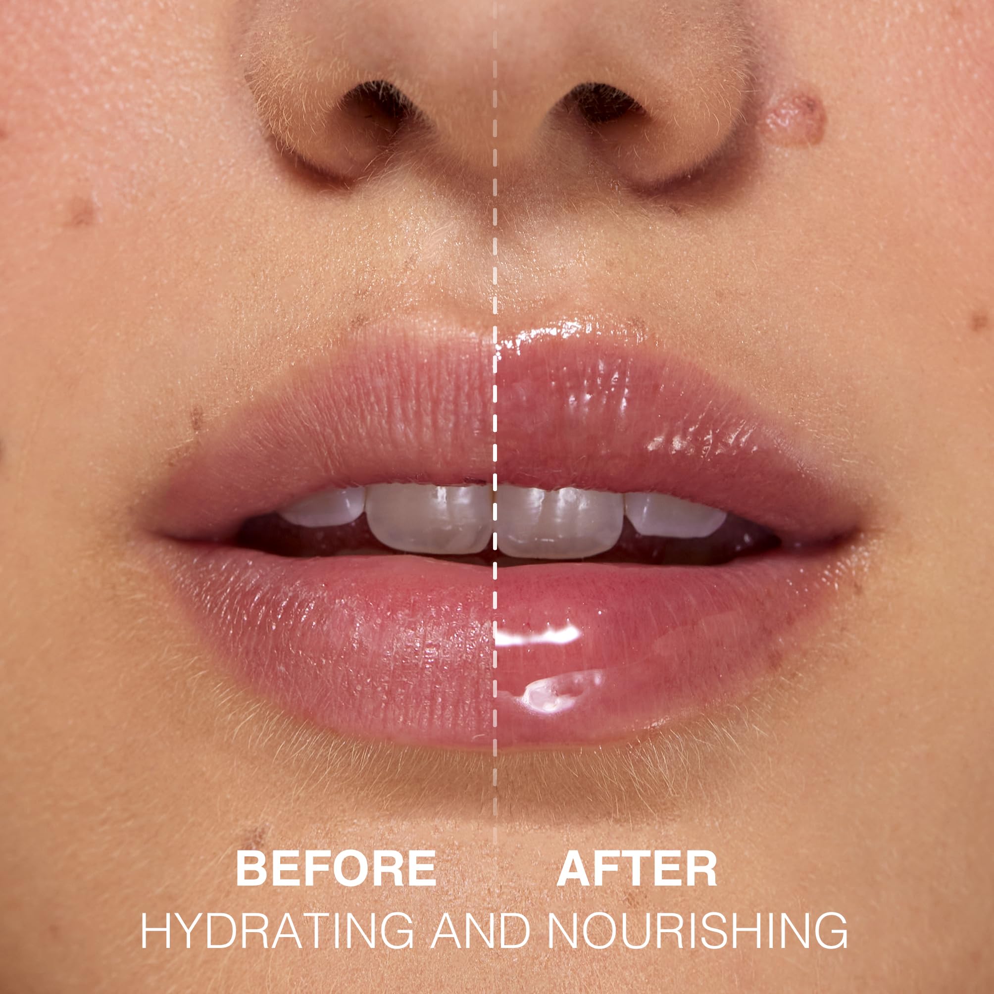 Hydrating Lip Oil with Silicone Applicator - Moisturizing & Softening Lip Glow Oil for Dry Lips, 0.14 oz (Adrenaline Shot) - Perfect for Daily Use, Night Care & Makeup Prep