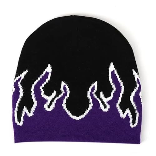 Black With White and Purple Fire