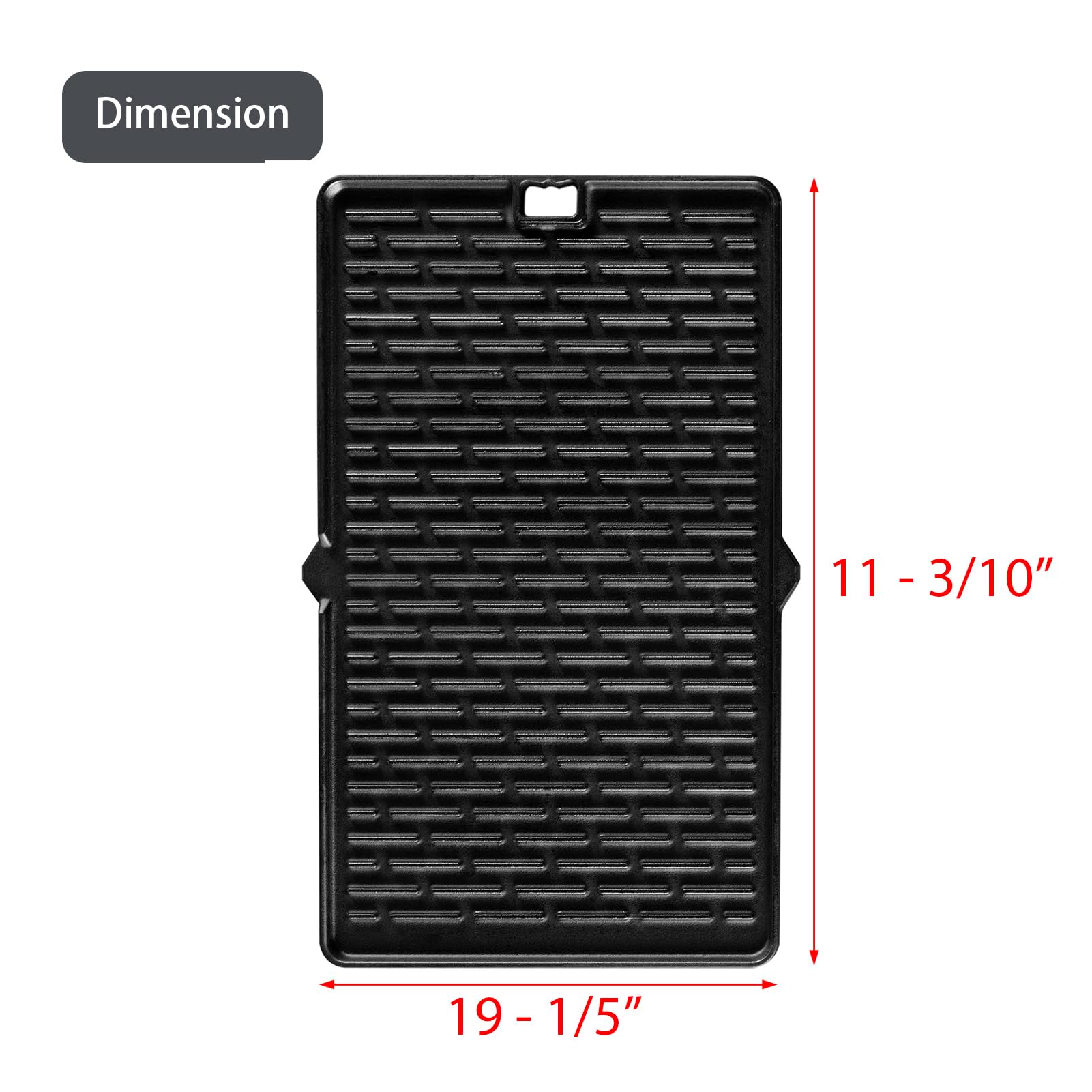 Weber Summit Series Reversible Cast Iron Grill Griddle Replacement Parts - Compatible with Summit E-470, S-470, E-670, S-670, S-660, S-420, S-460, E-420, S-450, S-620, Summit Gold A, B, D, A6, B6, C4, D4, D6 - 1 Pack - Perfect for Outdoor BBQ, Camping & Backyard Cooking
