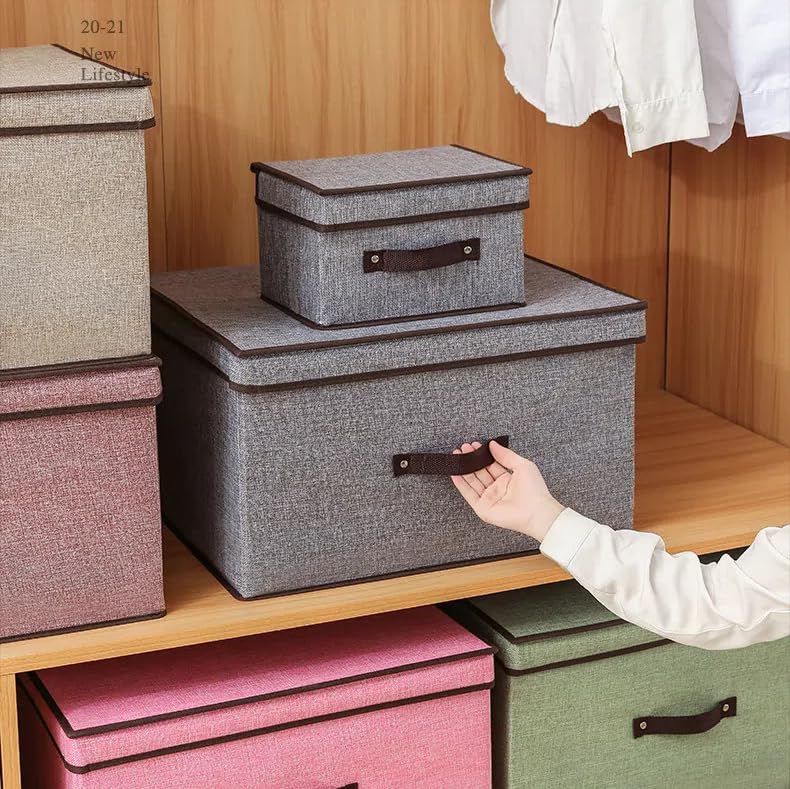 Fabric Storage Box for Clothes & Underwear - Dorm Organizer