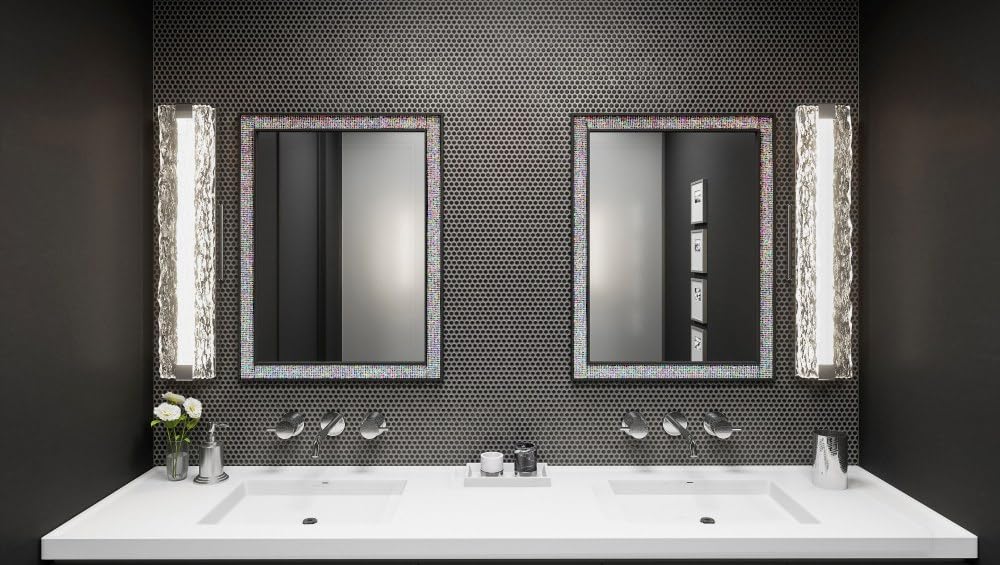 1-Light Contemporary Vanity Light for Bathroom - Damp Location Approved, Modern Bathroom Lighting Fixture (71-Bel-2749303) - Perfect for Bathroom Makeovers, Spa-Like Ambiance & Powder Room Upgrades