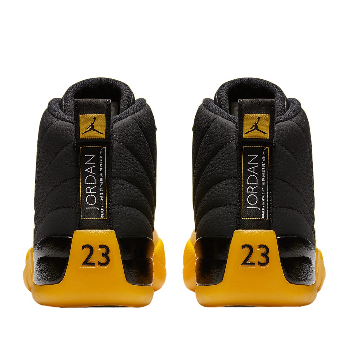 Men's Air Jordan 12 Retro Basketball Shoes - University Gold/Black - Size 7.5 | Authentic Jordan Sneakers for Streetwear, Basketball & Casual Wear