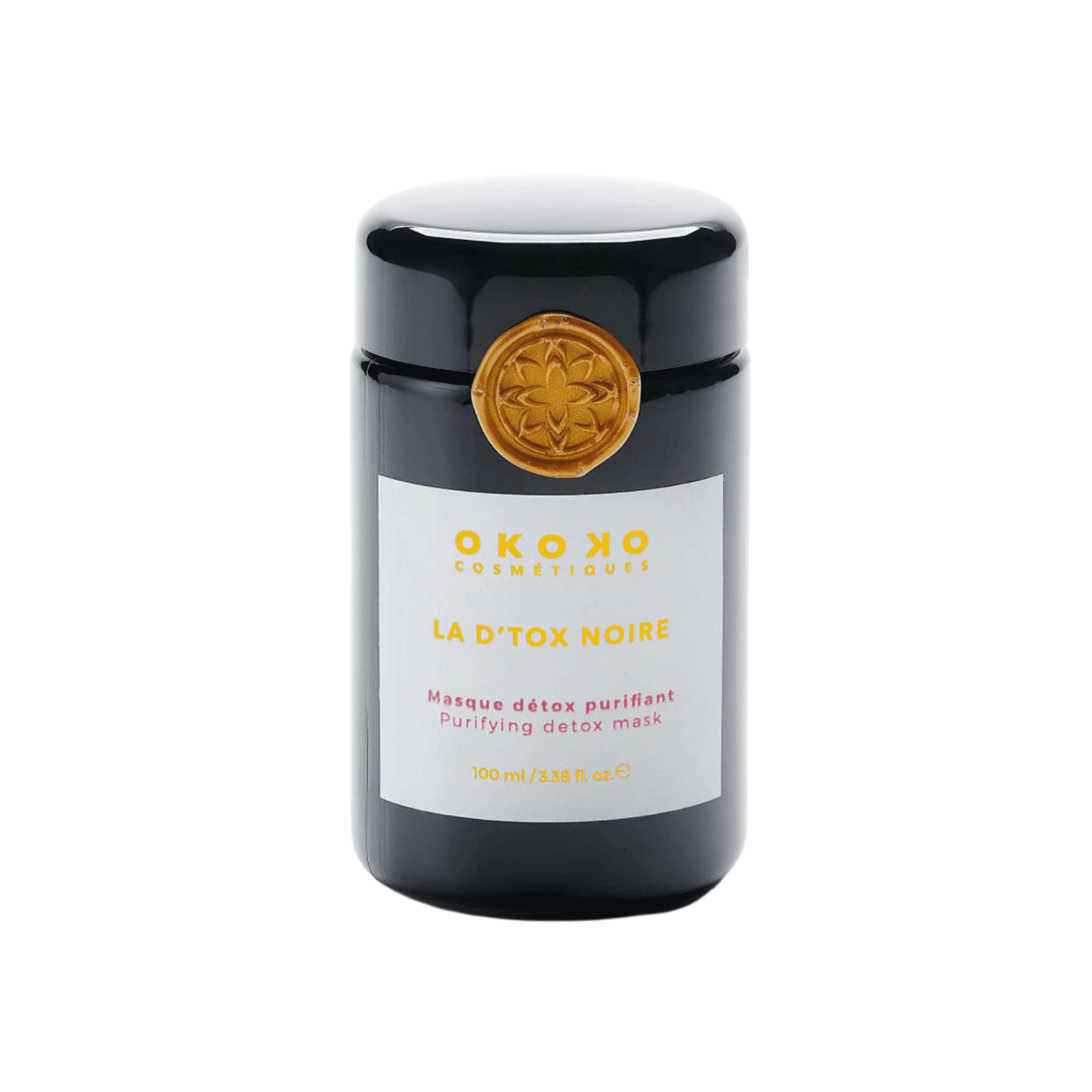 LA D’tox Noire Detox Clay Mask with Activated Charcoal & Niacinamide - Deep Cleansing & Pore Minimizing Face Mask for Acne-Prone & Oily Skin - Perfect for Spa Nights & Self-Care Routines