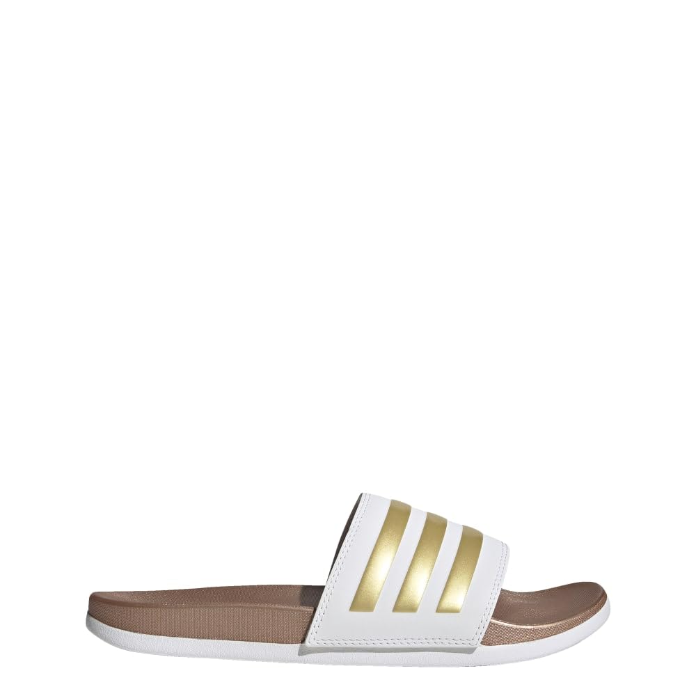 **Adidas Women's Adilette Comfort Slides - Lightweight & Cushioned Sandals for Pool, Beach, Gym & Lounge**