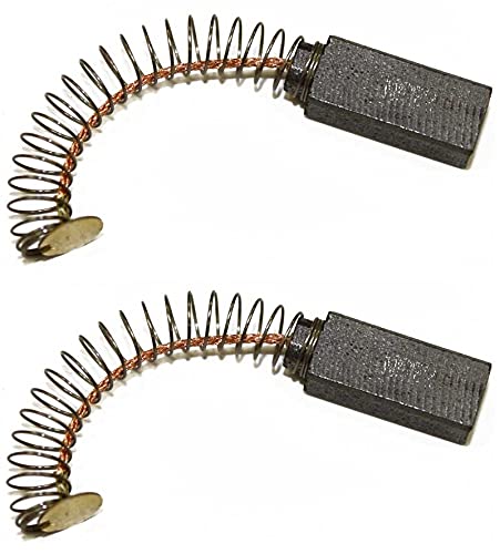 HASMX 118076 Carbon Motor Brushes (2-Pack) - Replacement Carbon Brushes for Kirby Classic, Classic III, Omega, Tradition, Heritage, Heritage II, Legend, Legend II Vacuum Cleaners - Perfect for Home Cleaning & Maintenance
