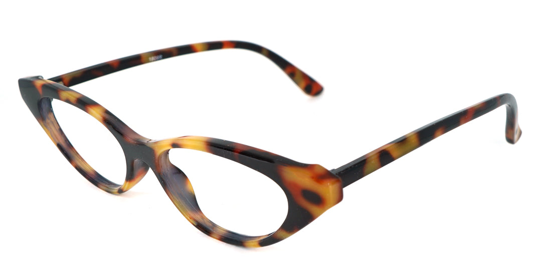 Stylish Patterned Cateye Acetate Sunglasses Frame 1509R - Trendy Retro Glasses for Women, Perfect for Outdoor Activities & Fashion Accessories