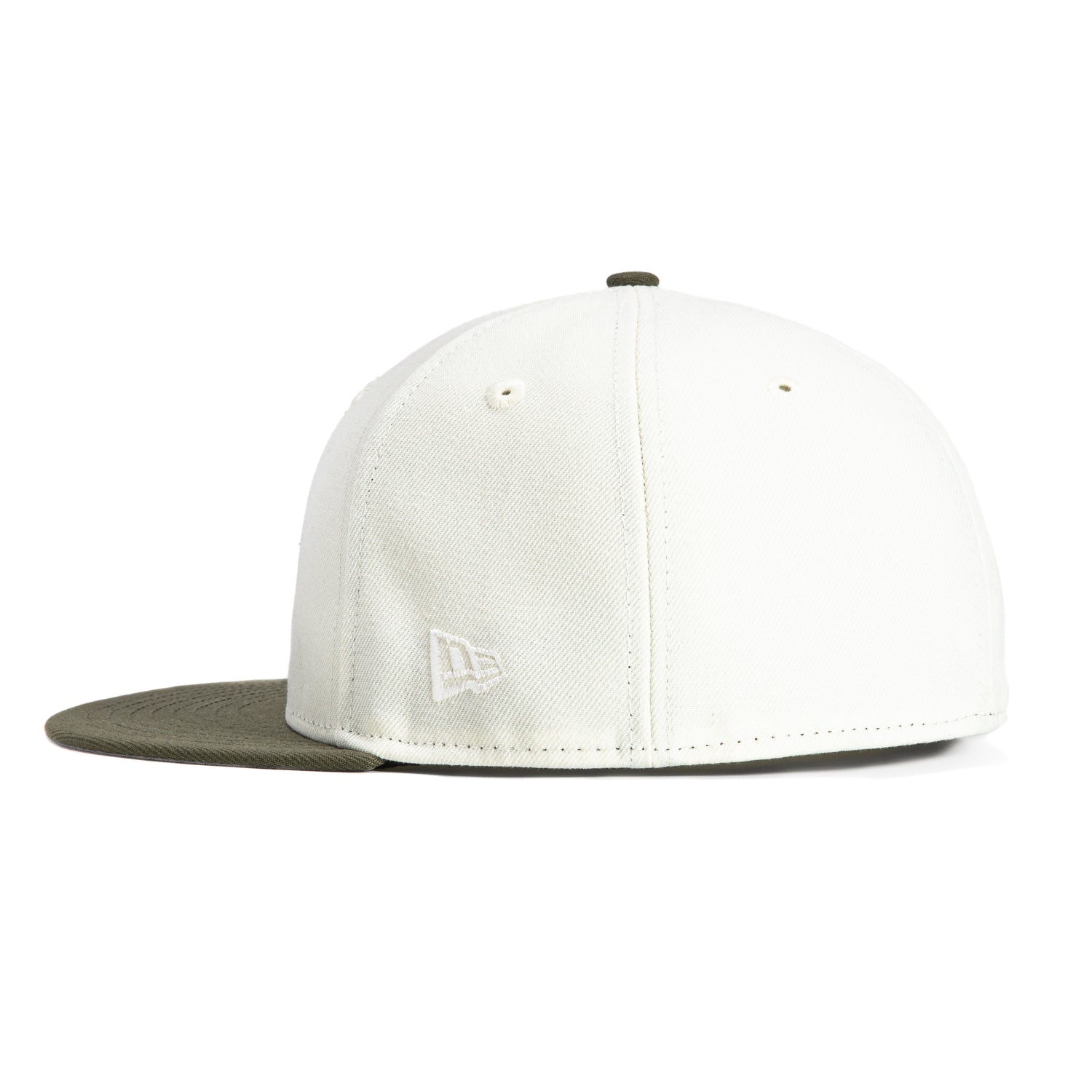 New Era 59Fifty Cuban Giants Negro League Baseball Cap - Authentic MLB Licensed Patch, White & Olive Green Adjustable Snapback Hat for Men & Women - Perfect for Baseball Games, Streetwear & Vintage Fashion