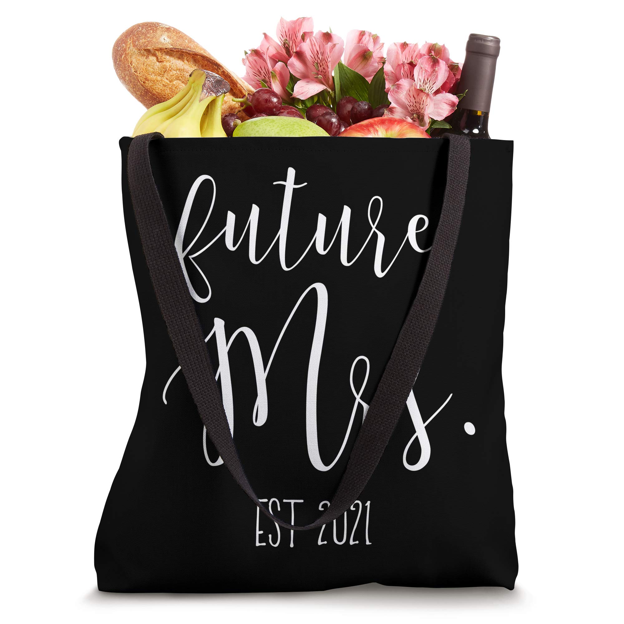 Engaged 2021 Future Mrs Bride to Be Tote Bag - Perfect for Bridal Showers, Bachelorette Parties & Wedding Planning