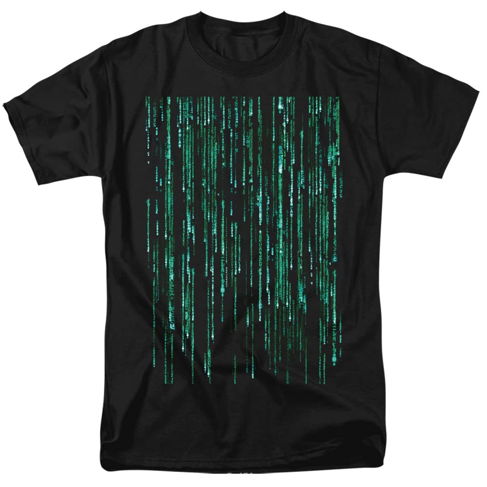 The Matrix Code Logo Unisex Adult Tall T-Shirt | Cyberpunk Fashion for Men & Women | Perfect for Movie Fans, Cosplay & Streetwear