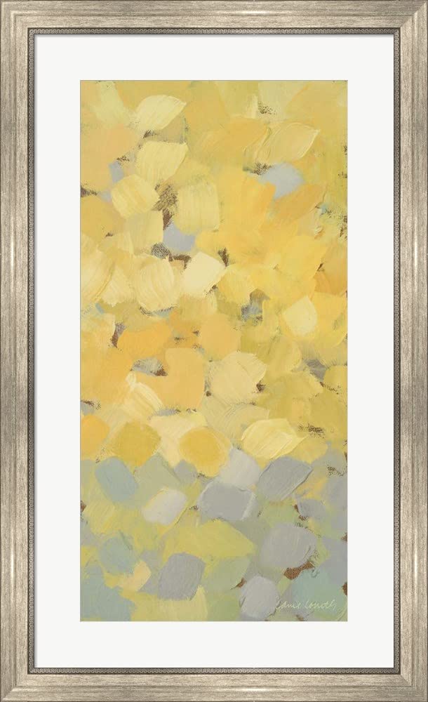 Lanie Loreth 'Bits of Life II' Framed Art Print - Silver Scoop Frame, 22x36 Inches - Modern Wall Decor for Living Room, Bedroom & Office