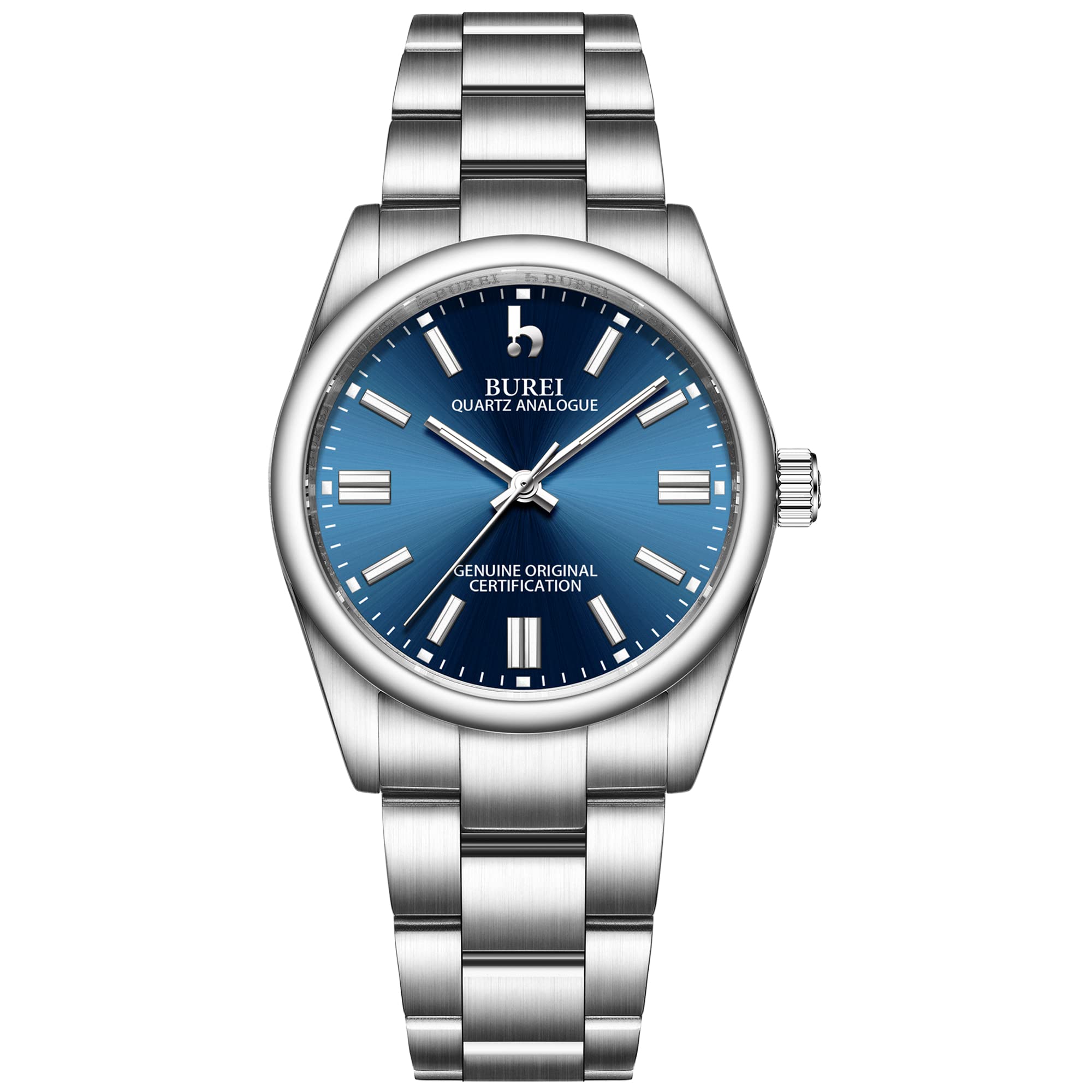 BUREI Elegant Women's Analog Dress Watches - Stainless Steel Quartz Formal Wristwatch for Ladies | Perfect for Business, Office, and Special Occasions