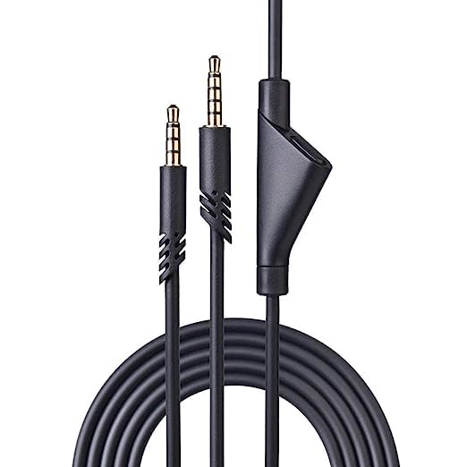 Replacement A10 Audio Cable with Inline Mute - 6.5ft Gaming Headset Extension Cord Compatible with Astro A40 & A40TR Headsets - Durable Headphone Adapter Wire for PC, PS4, Xbox Gaming Setup