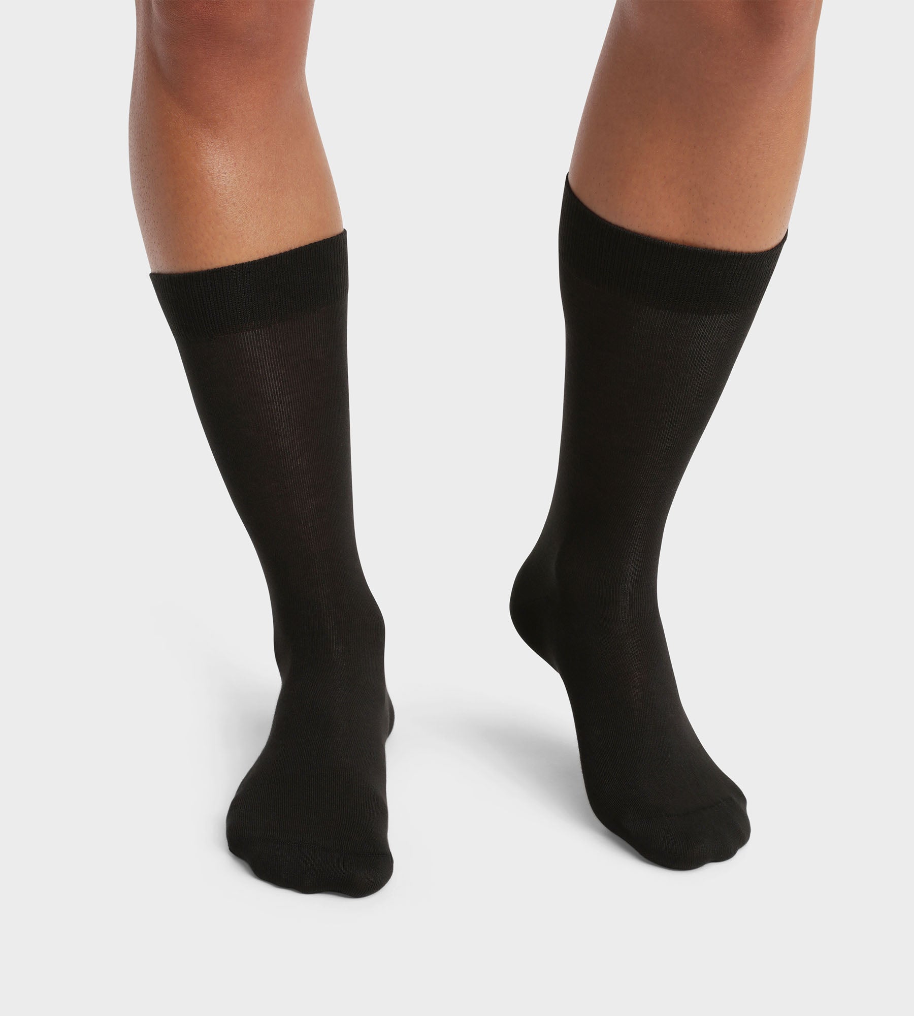 Organic Cotton Men's Socks 2-Pack - Black | Soft & Breathable for Everyday Comfort | Perfect for Work, Gym & Casual Wear