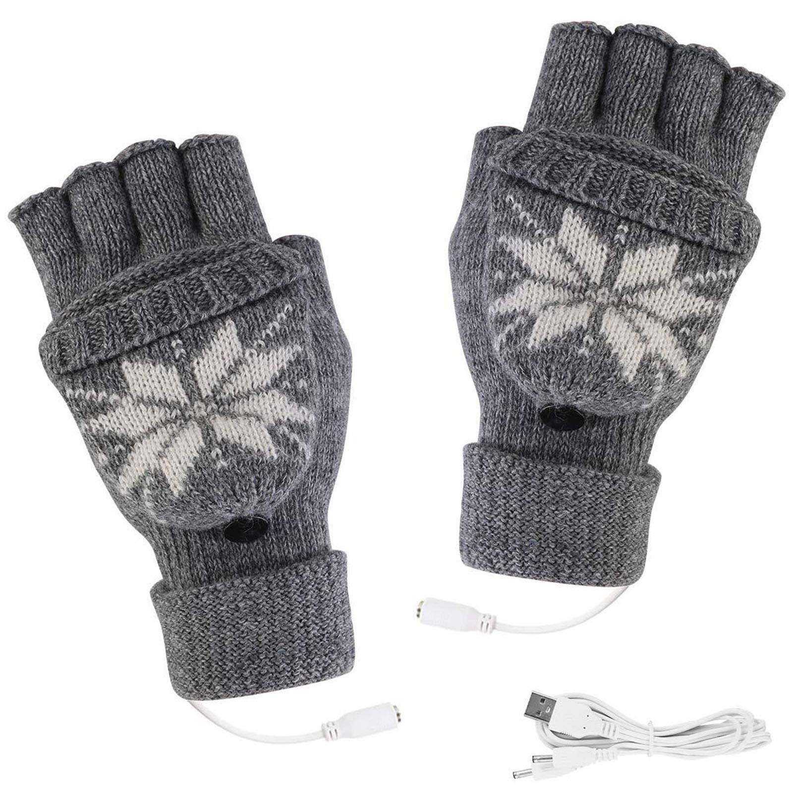 AWEAR Rechargeable Electric Heated Gloves for Men & Women - Battery Powered Thermal Hand Warmers for Winter Outdoor Activities (Hiking, Skiing, Motorcycling)