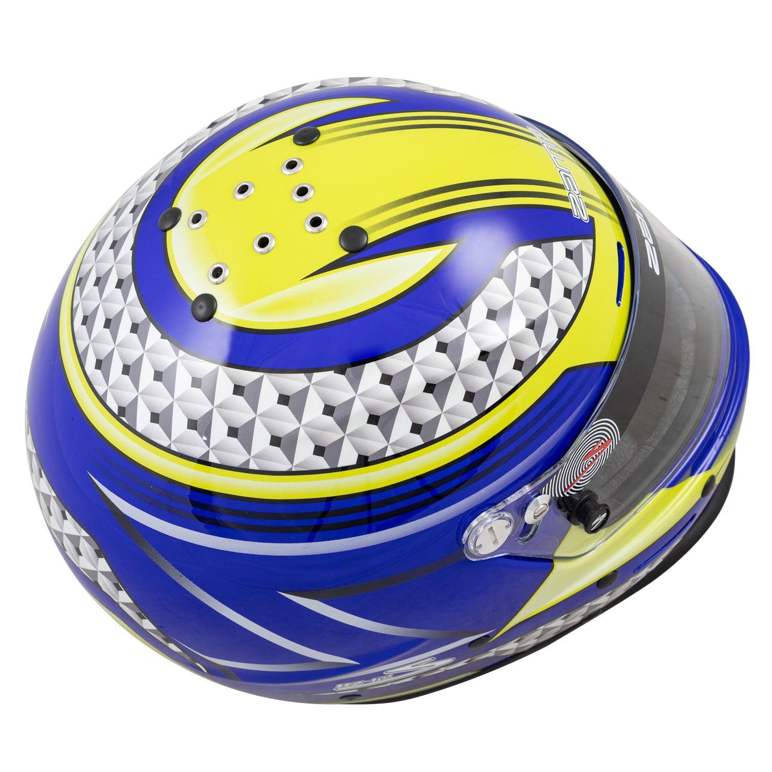 Zamp RZ 62 Aramid Graphic Snell SA2020 Racing Helmet - Lightweight Motorcycle Racing Helmet for Track & Street Use - Perfect for Motorsports, Auto Racing & High-Speed Performance Driving