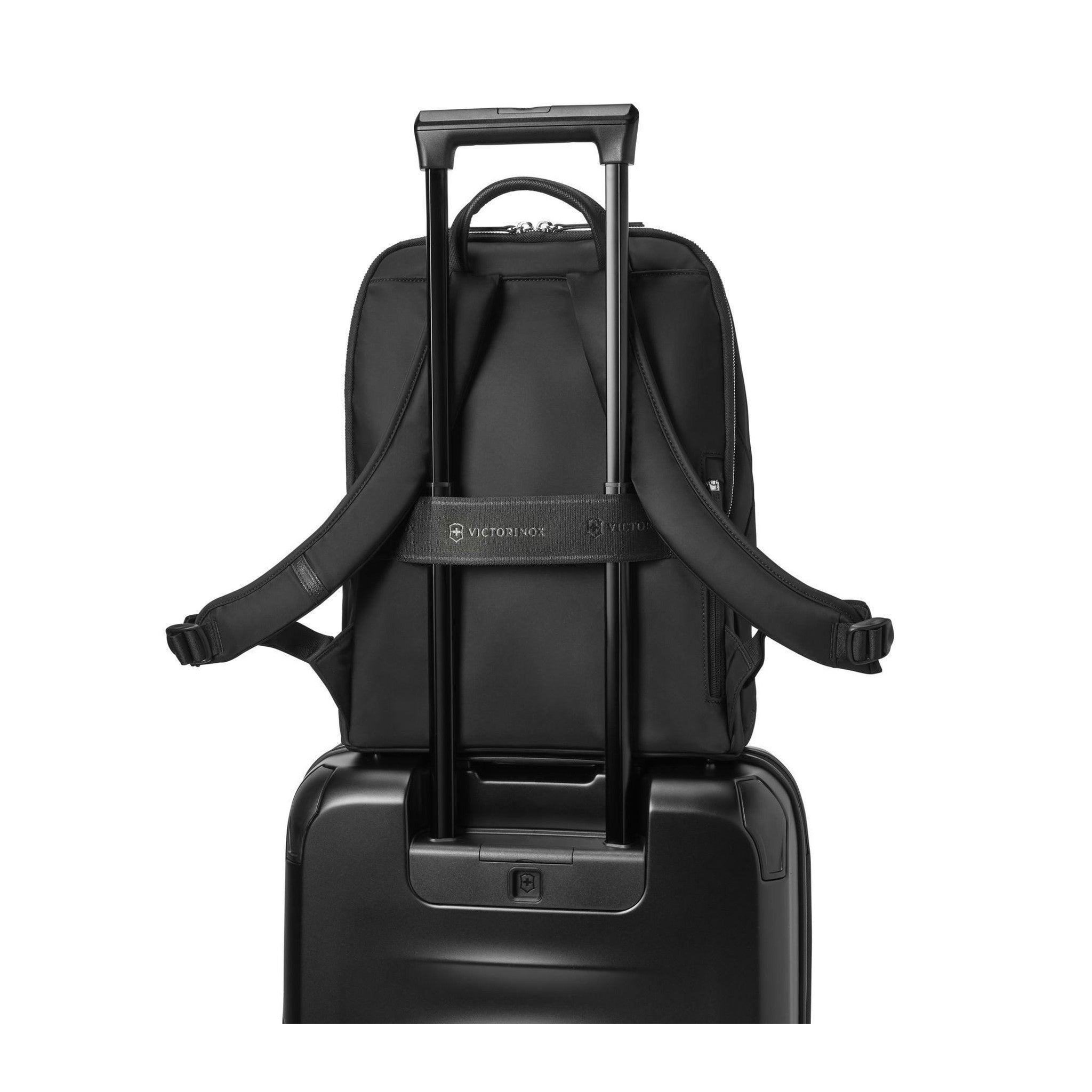 Victorinox Victoria Signature Deluxe Backpack - Premium Laptop Backpack for Work & Travel - Durable Water-Resistant Business Backpack with USB Charging Port - Perfect for Commuters, Students & Professionals