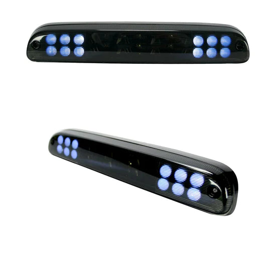 Ford Super Duty 1999-2016 F250 F350 F450 F550 F650 LED Third Brake Light Kit with Smoked Lens - Upgrade for Enhanced Visibility & Safety (Perfect for Trucks, Towing & Night Driving)